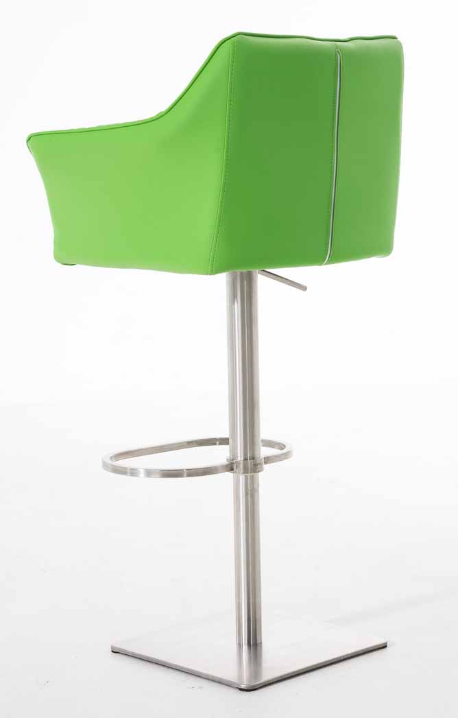 Lot de 2 tabourets de bar Damaso en similicuir