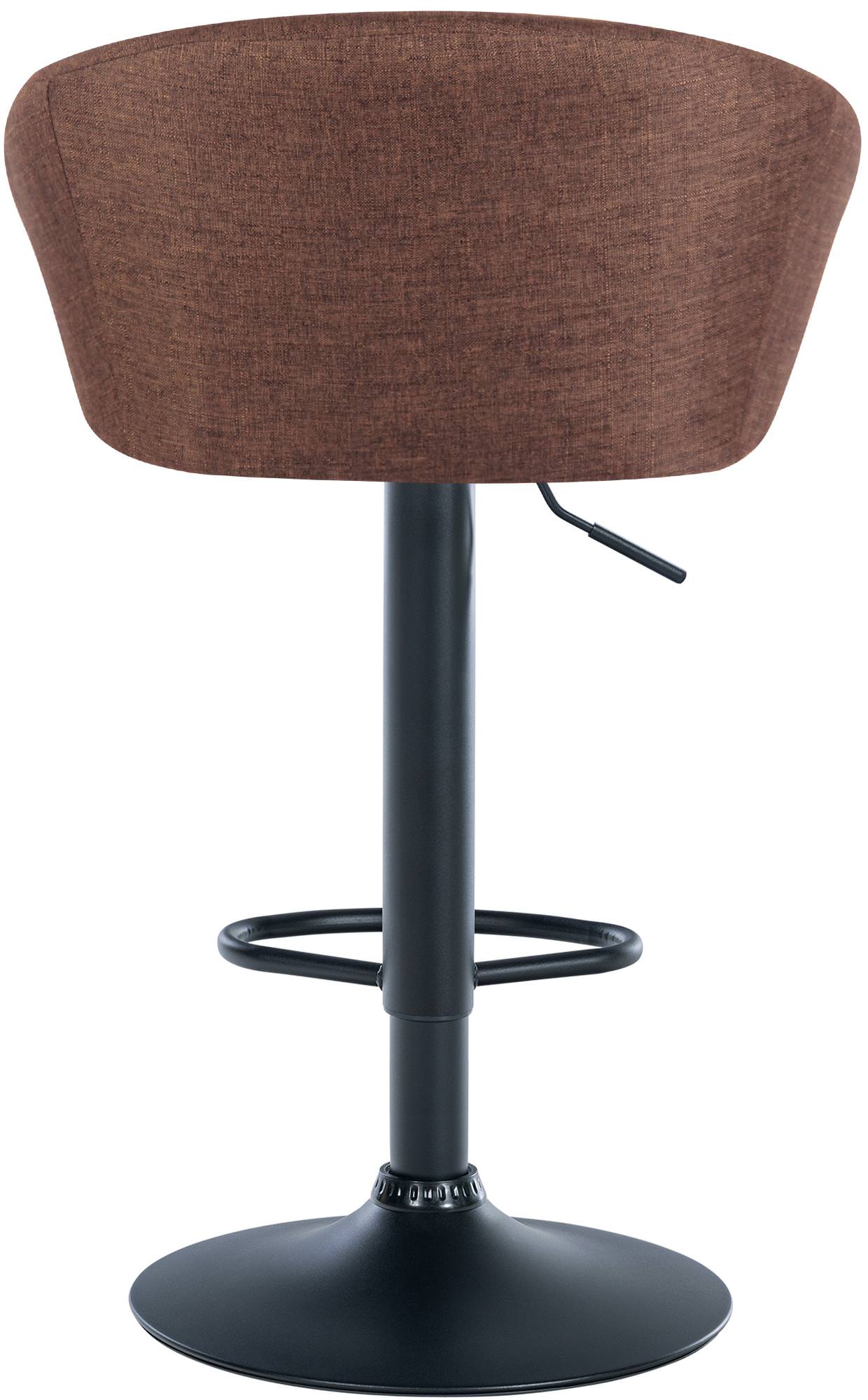 Tabouret de bar Davie Tissu