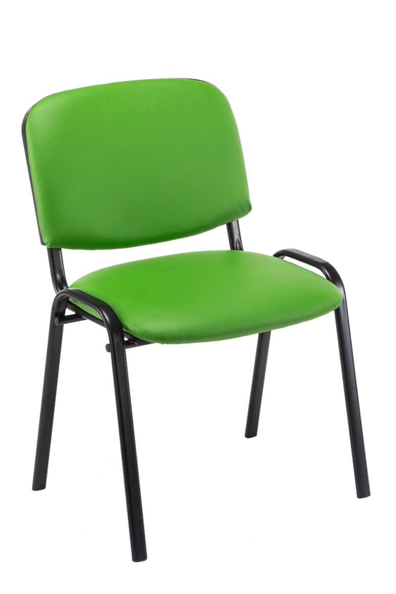 Lot de 6 chaises Visiteur Ken en similicuir