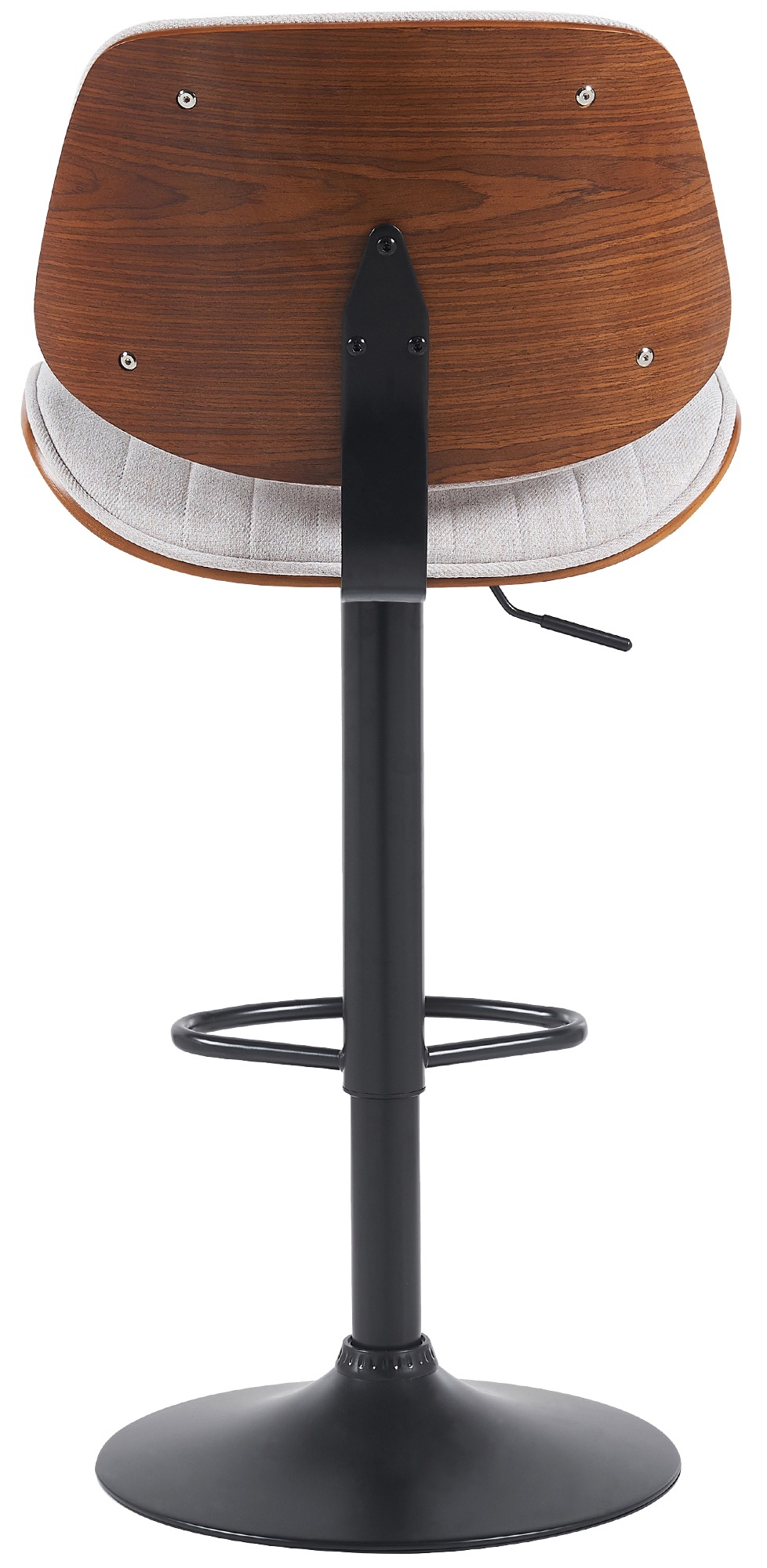 Lot de 2 tabourets de bar Clawson tissu