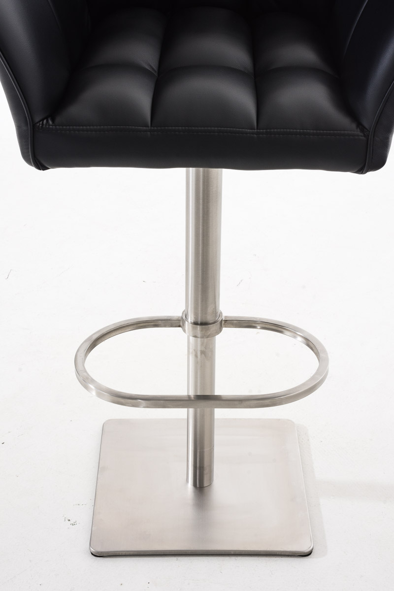 Lot de 2 tabourets de bar Damaso en similicuir