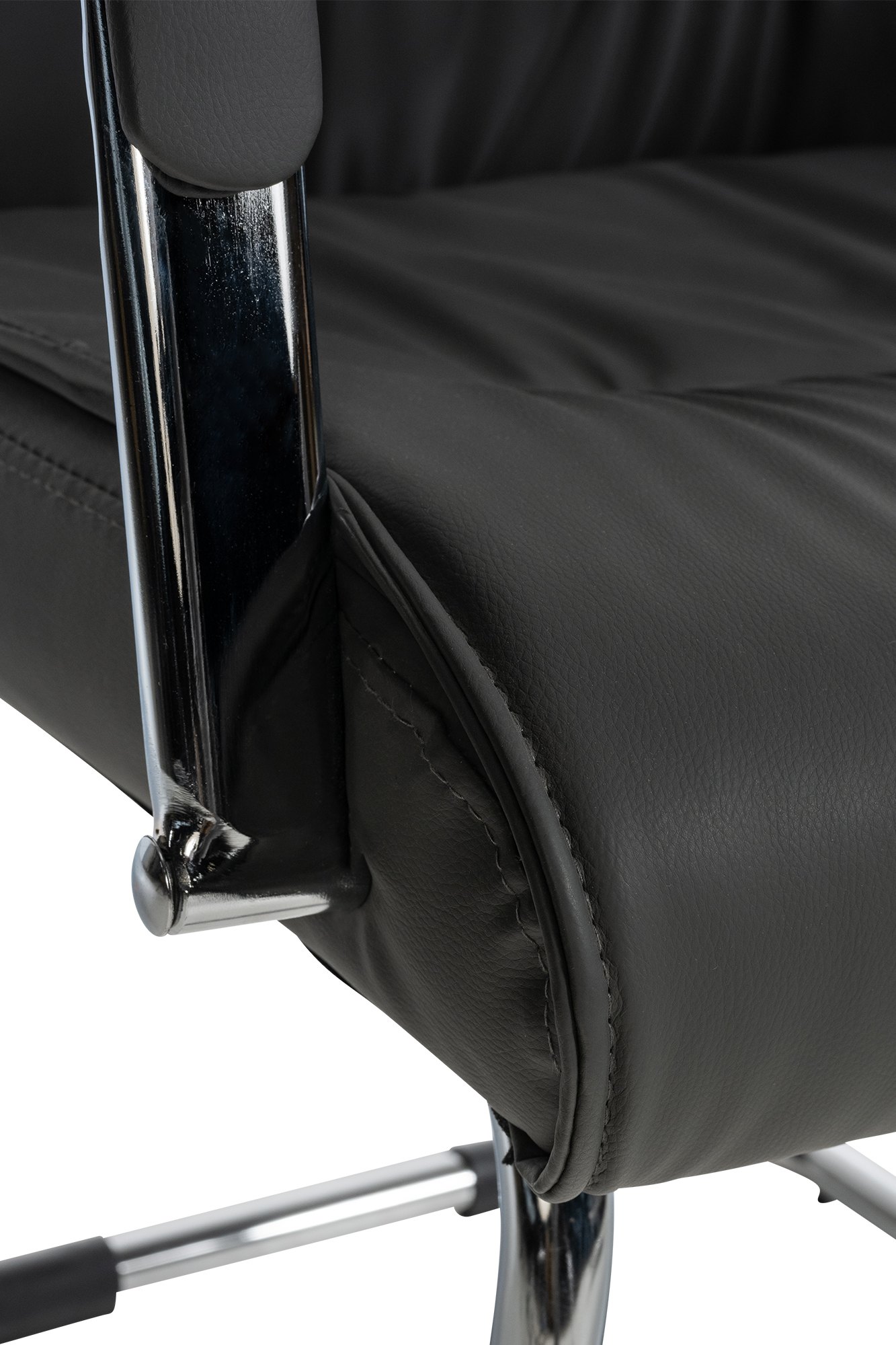 Chaise oscillante Sievert en similicuir