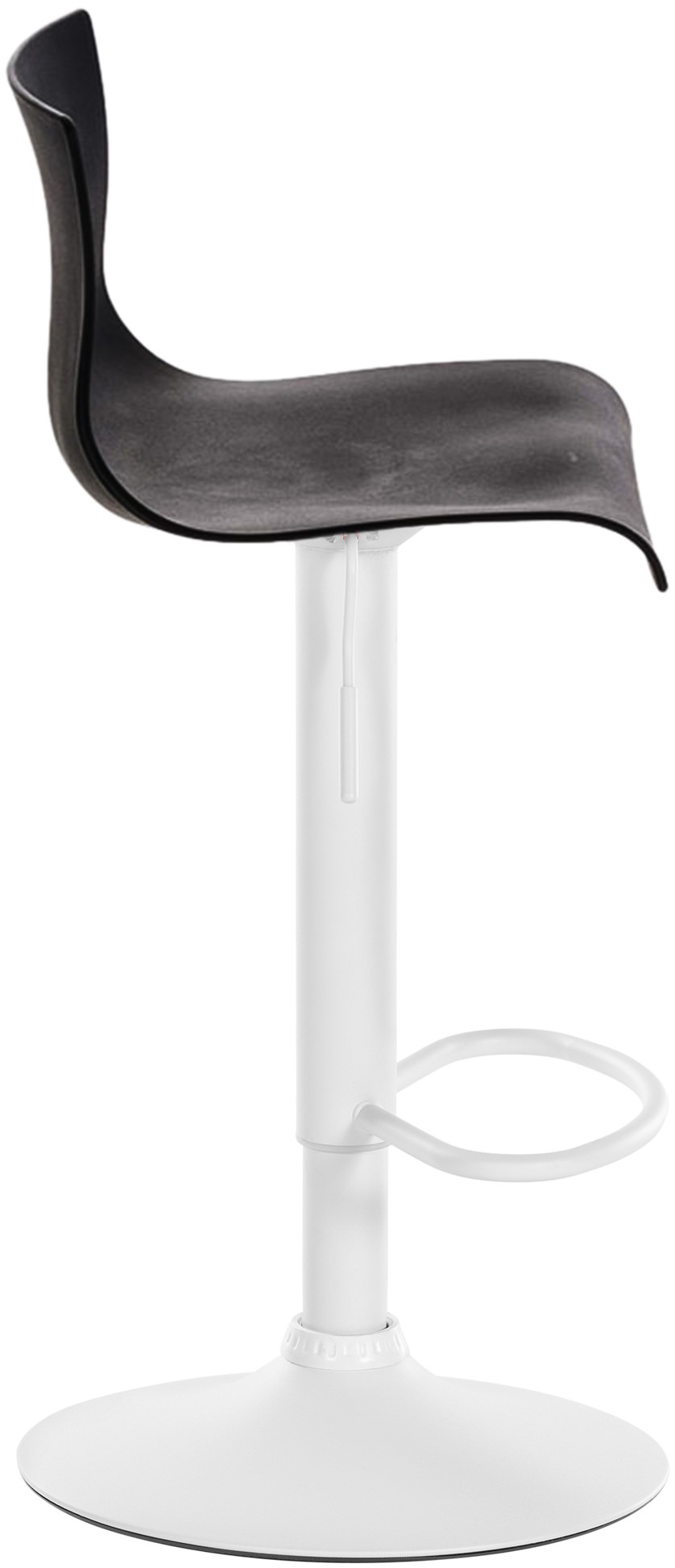 Tabouret de bar Hover Réglable en Hauteur Assise Plastique