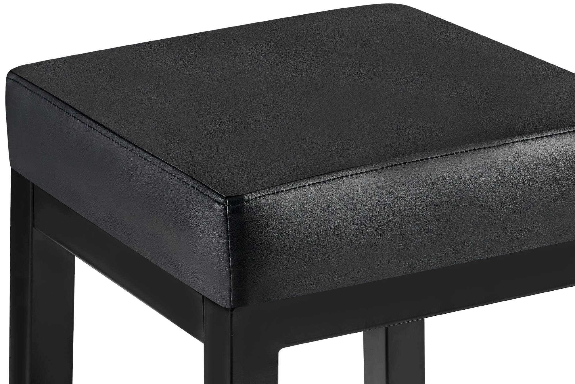 Tabouret de bar Taylor hauteur d'assise 83 cm piètement métal noir