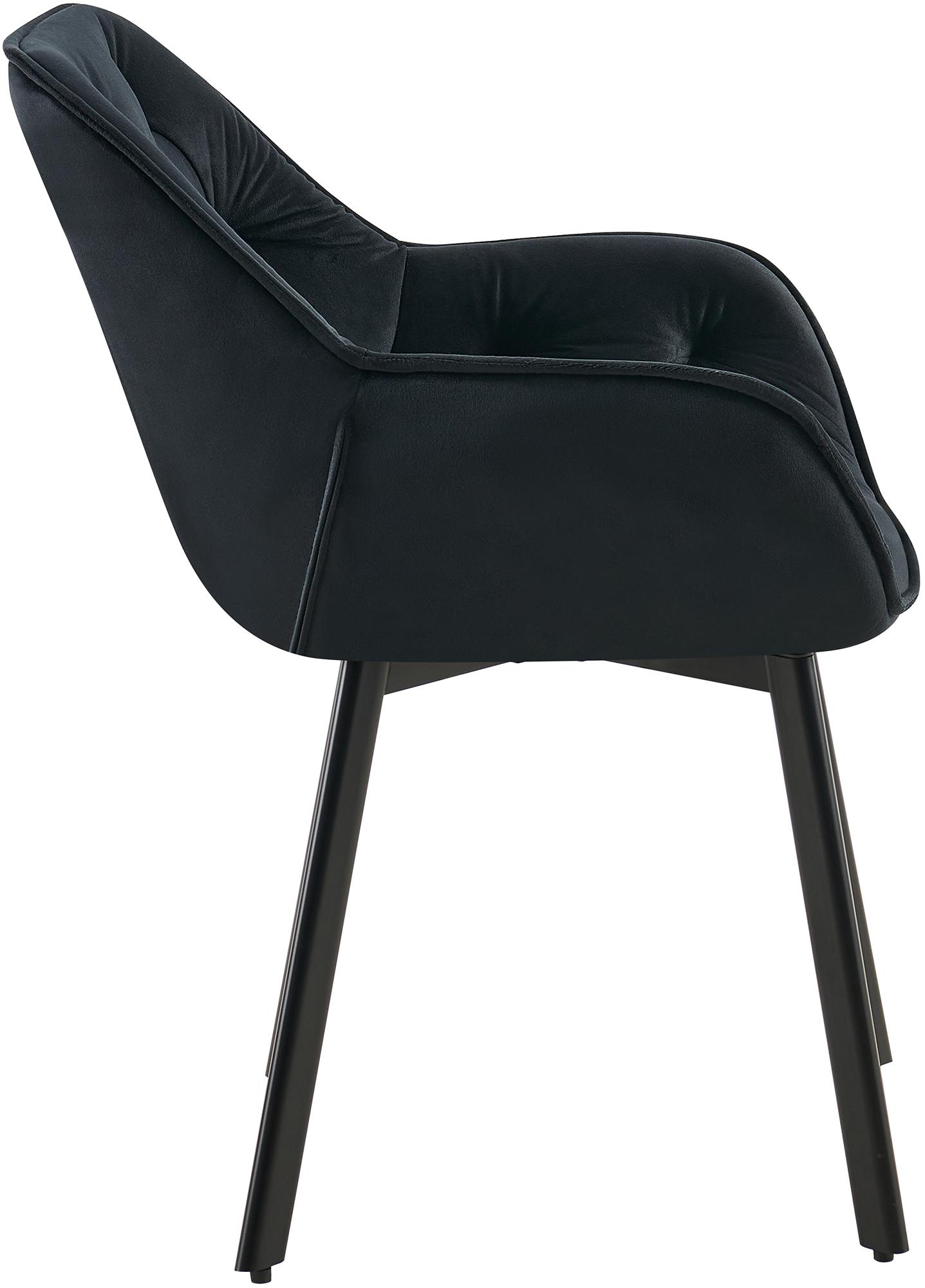 Lot de 2 Chaises de Salle à Manger Pivotantes Antigo en Velours