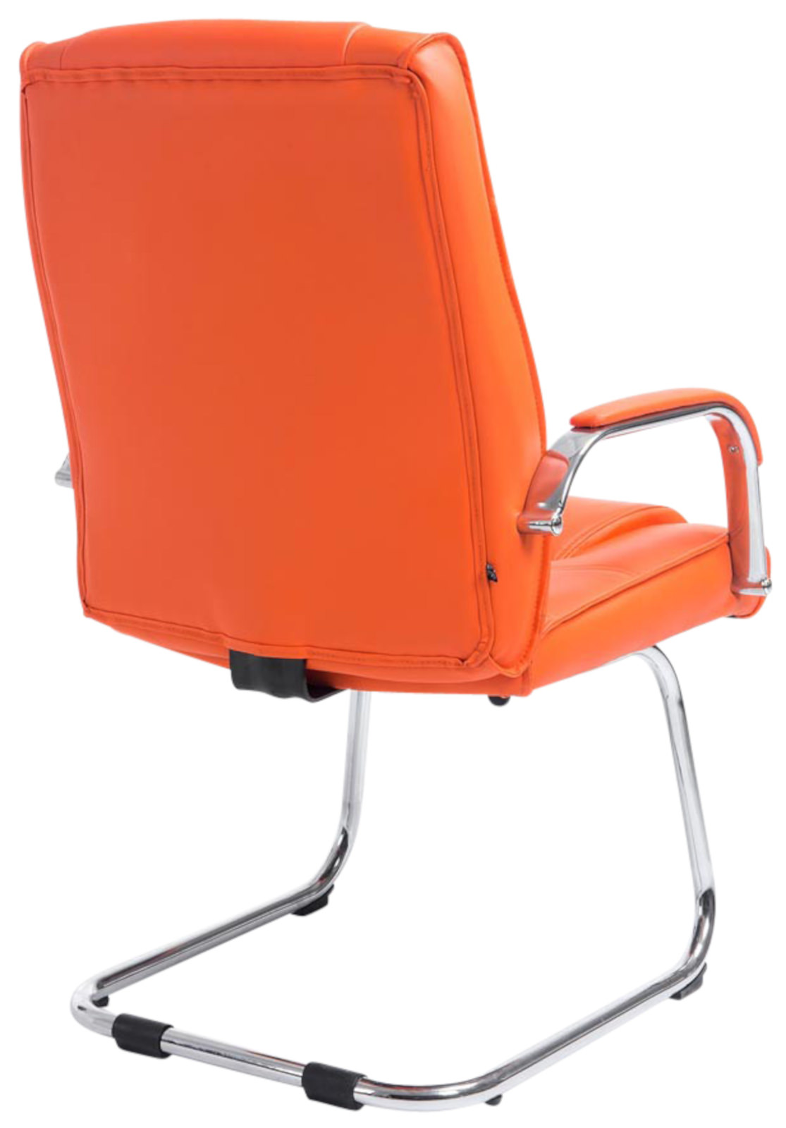 Lot de 2 Chaises Cantilever Attila en Similicuir avec accoudoirs