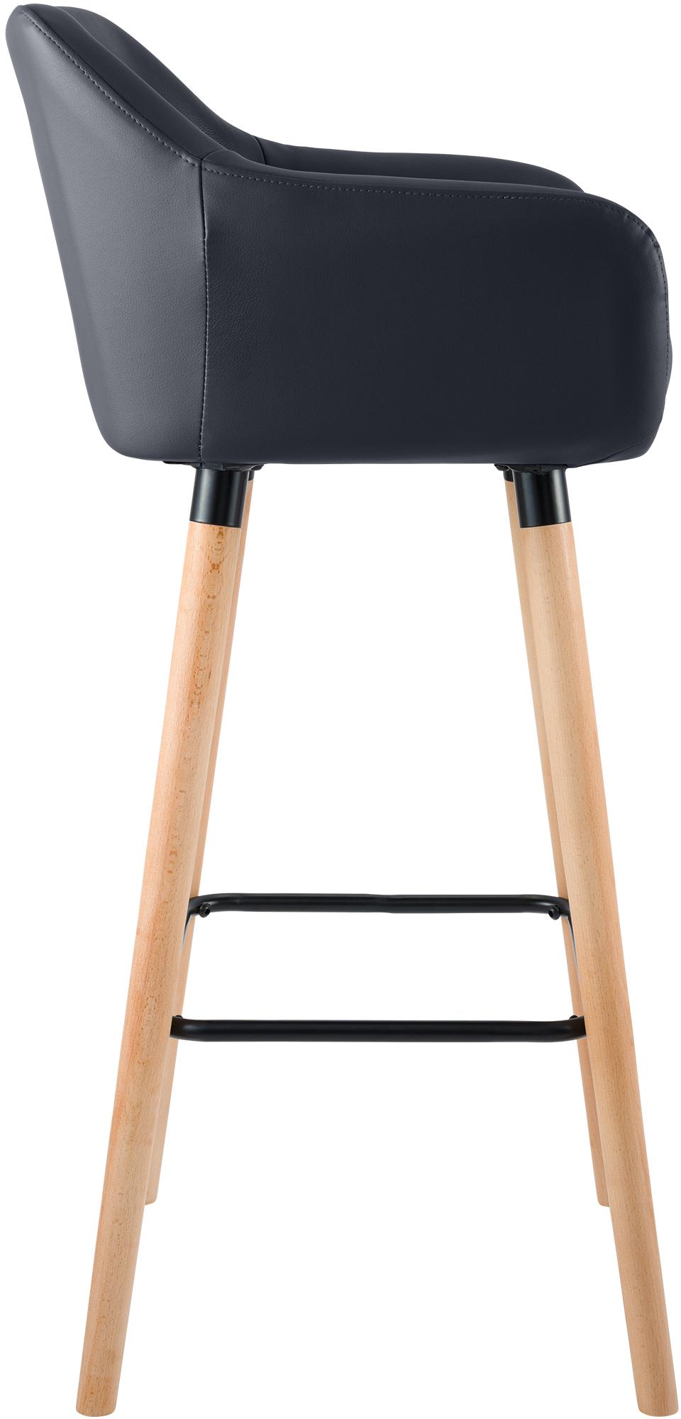 Tabouret de bar Grant en similicuir