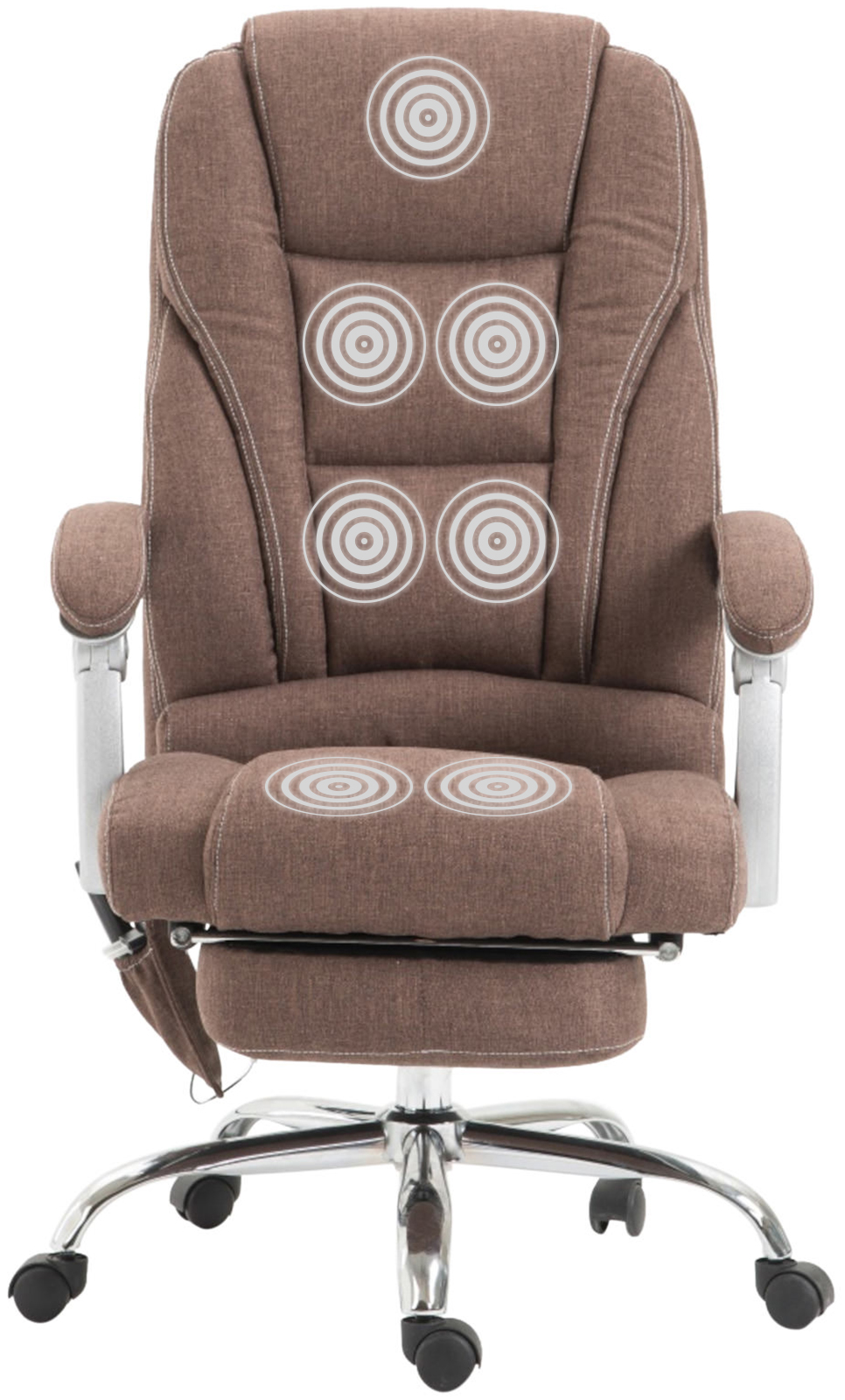 Fauteuil de bureau Pacific avec fonction massage tissu