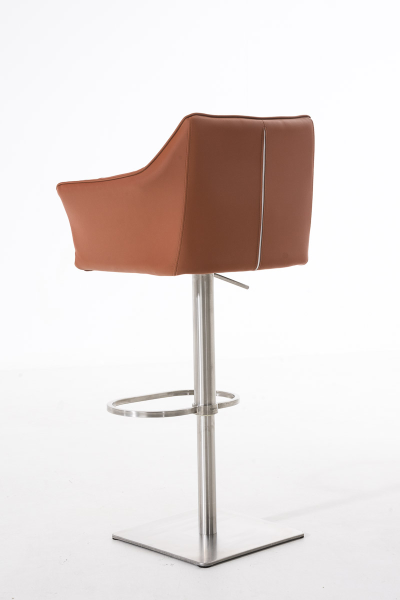 Tabouret de bar Damaso avec revetement en similicuir