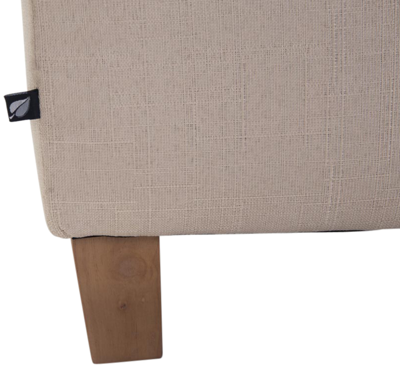 Lot de 2 tabourets bas Pharao en tissu