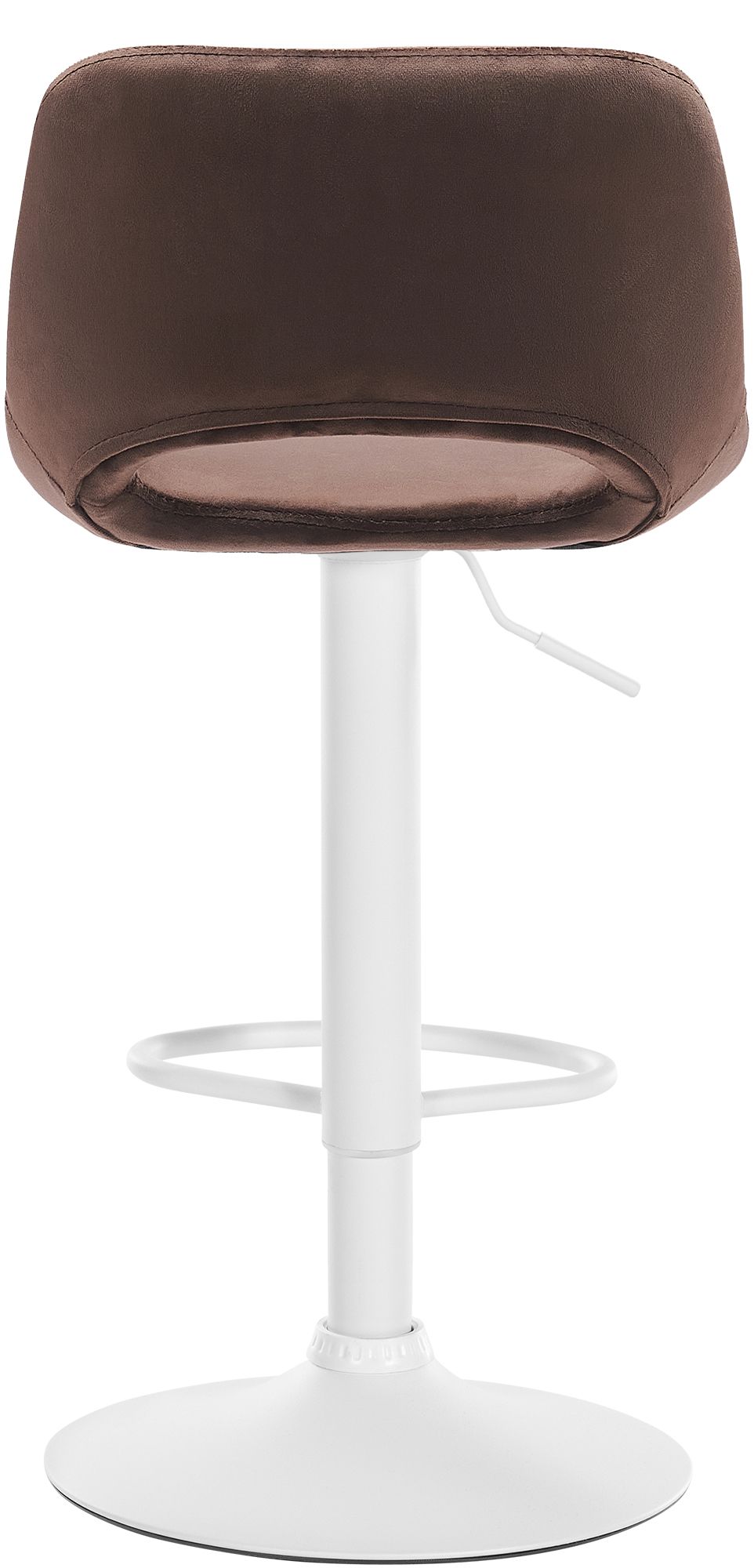 Lot de 2 tabourets de bar Camden velours