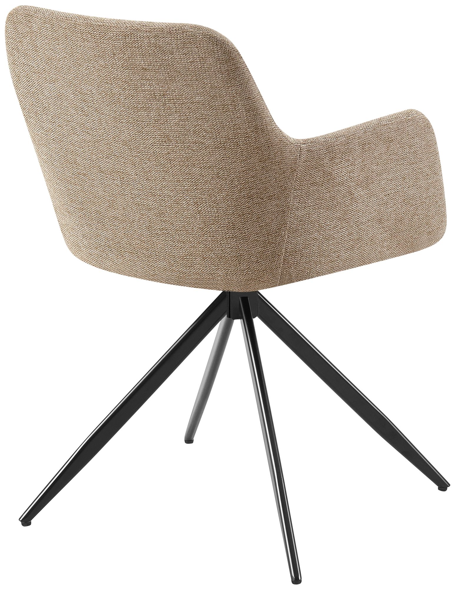 Chaise de salle a manger Olema en tissu