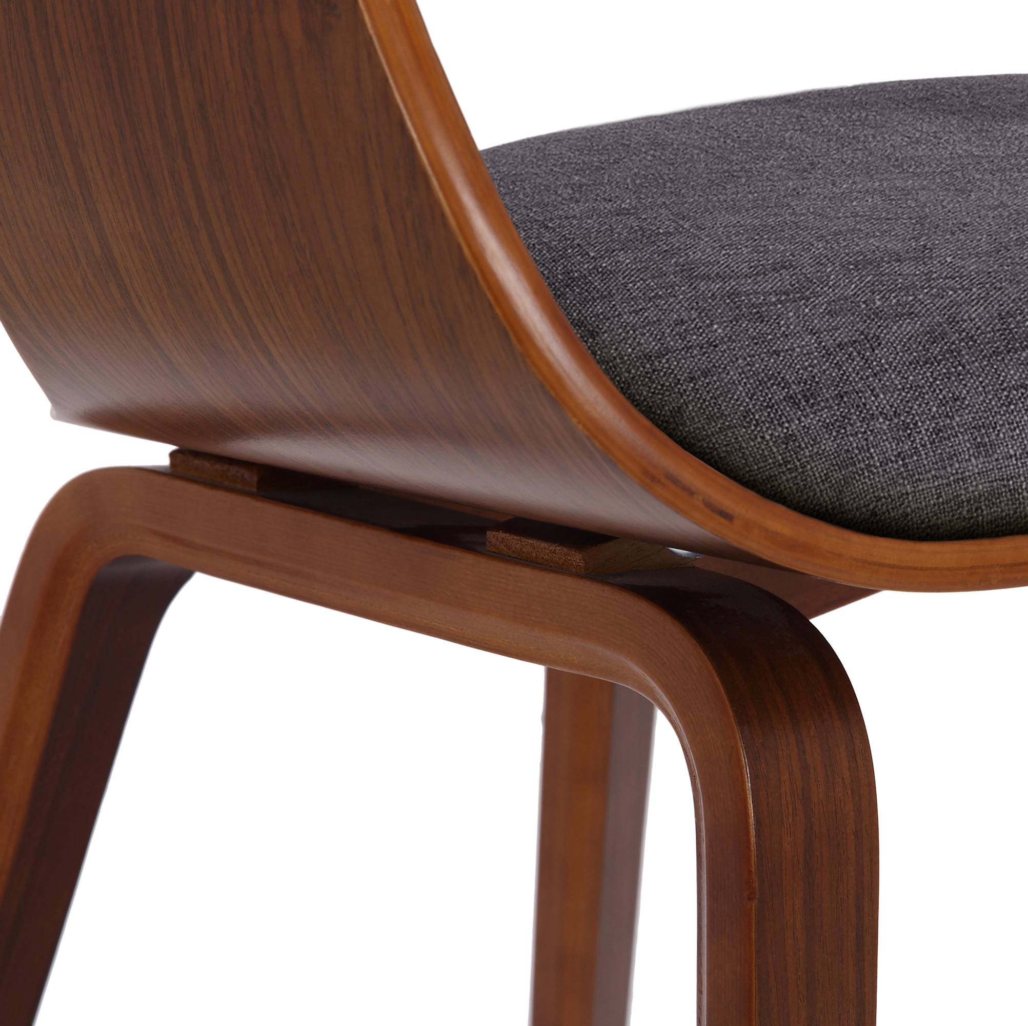 Lot de 2 chaises de salle à manger Kingston en Tissu