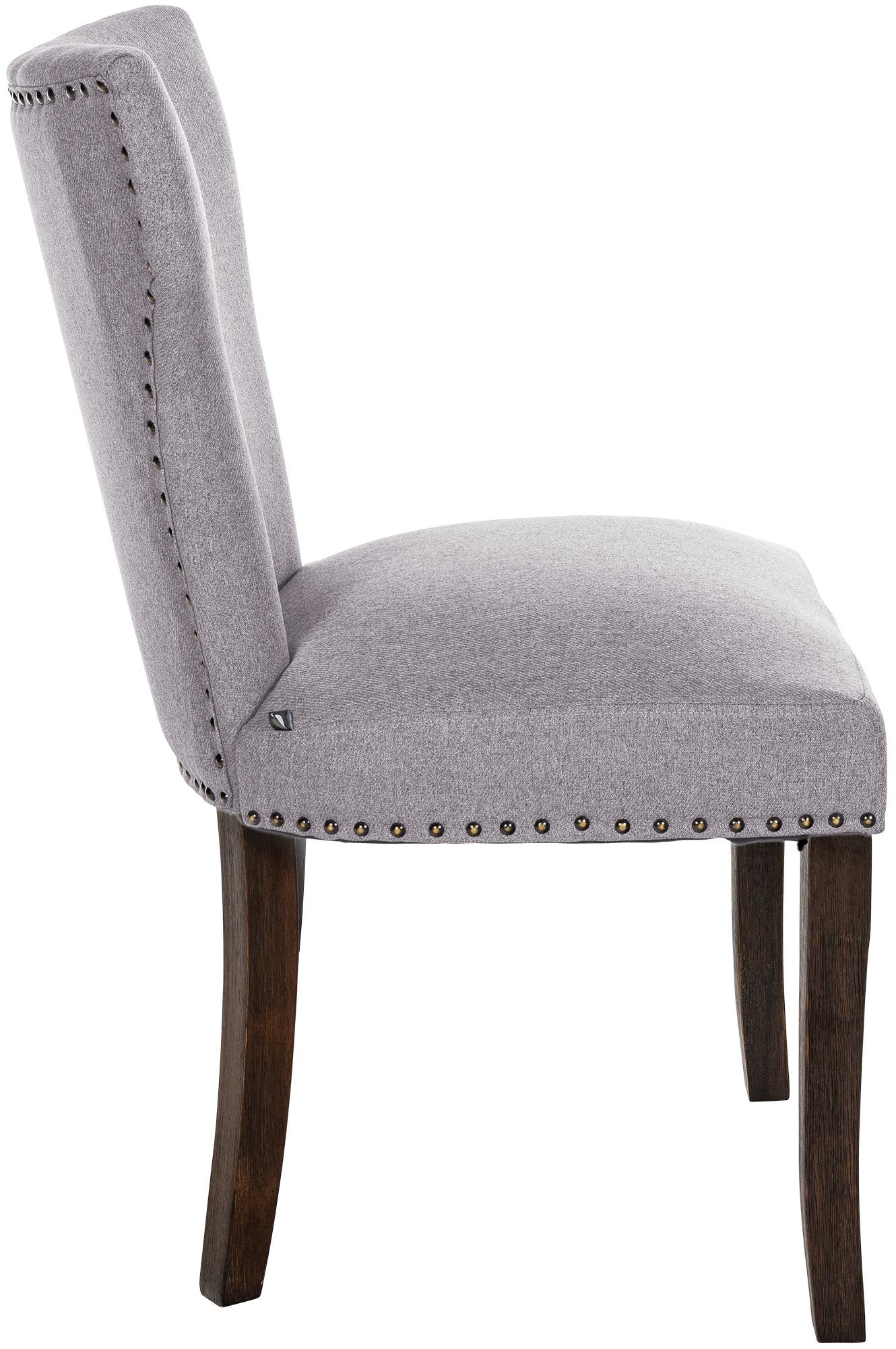 Lot de 2 chaises de salle à manger Zadar tissu