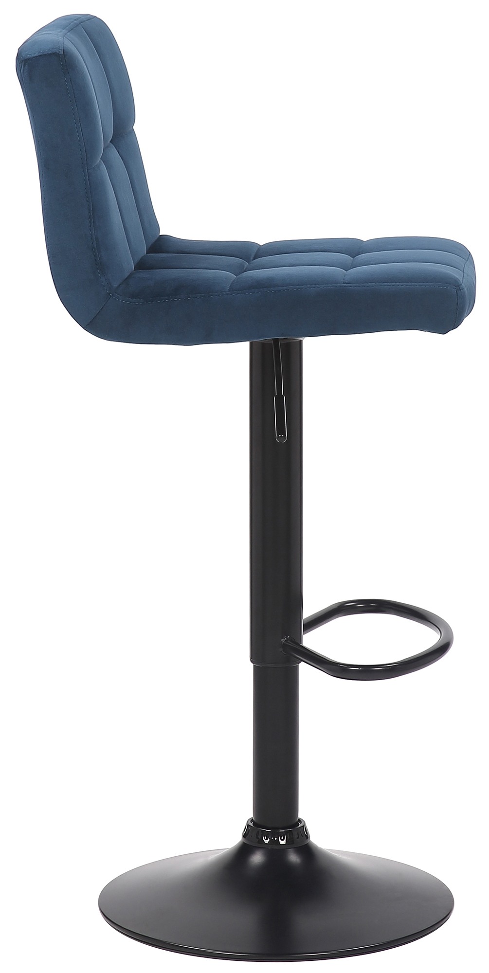 Lot de 4 tabourets de bar Feni velours