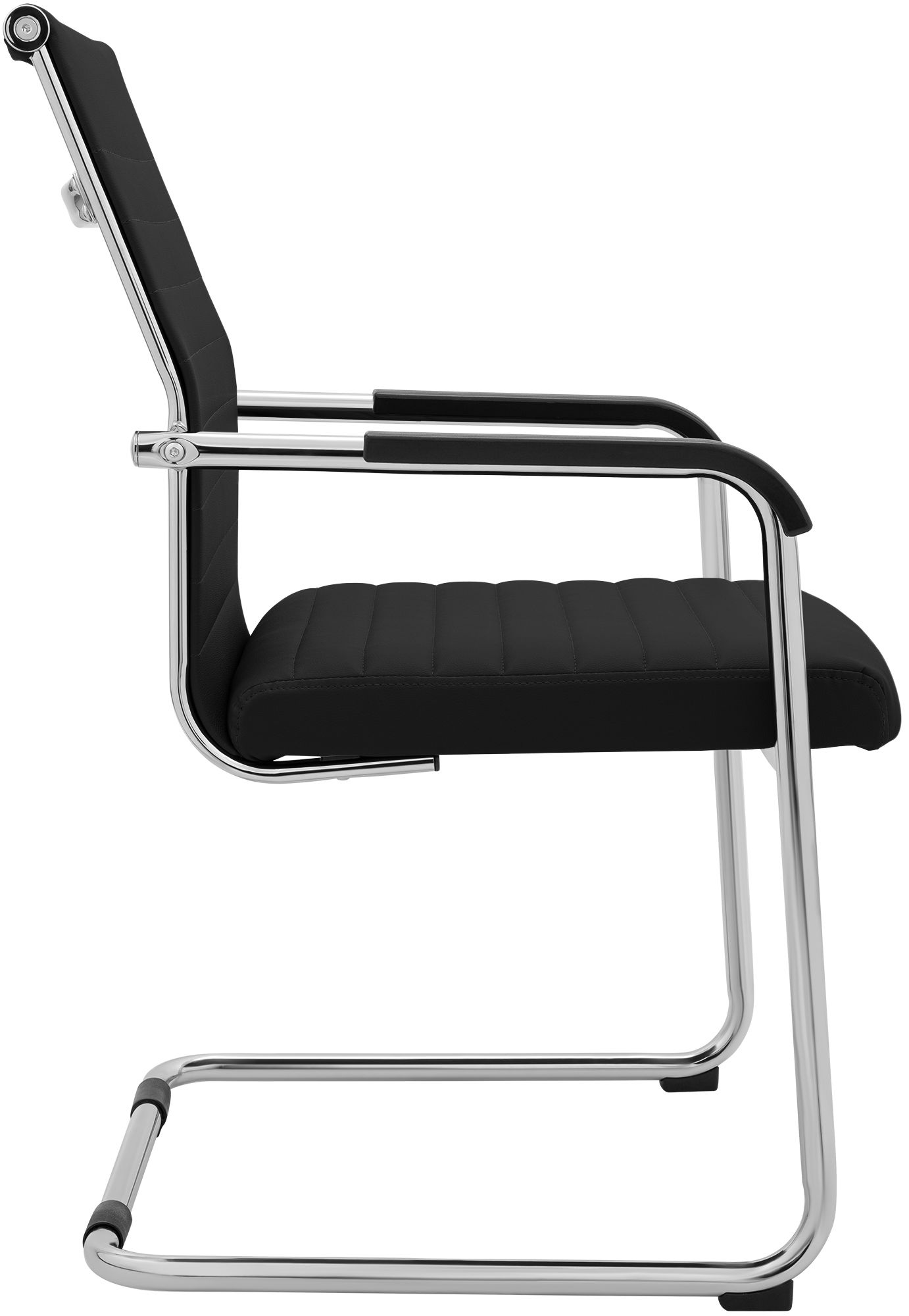 Chaise cantilever Hakon aspect cuir