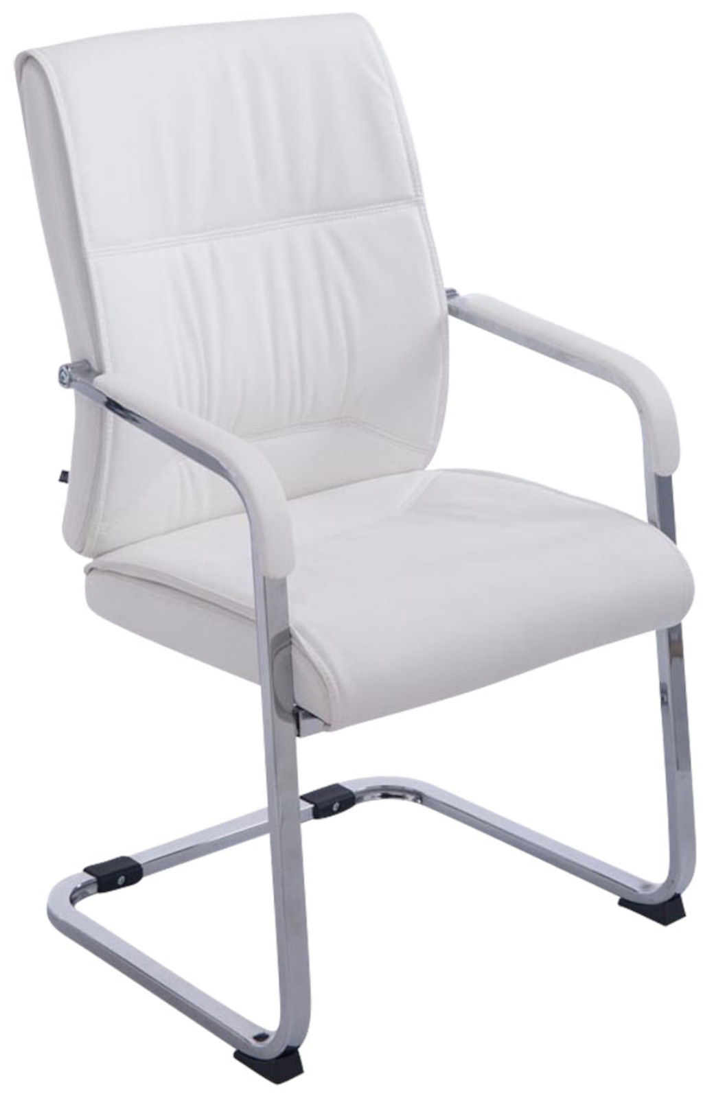 Lot de 2 Chaises Cantilever XXL Anubis en Similicuir avec accoudoirs