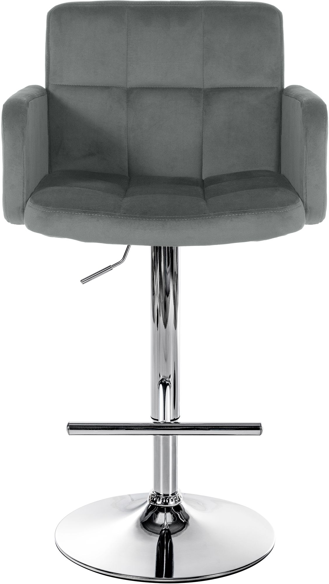 Lot de 2 tabourets de bar Los Angeles velours