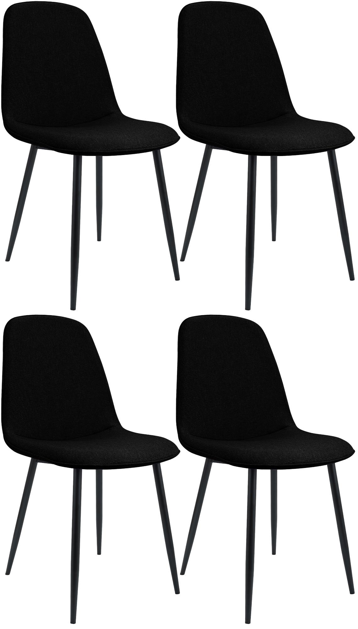 Ensemble de 4 chaises de salle à manger Maryam