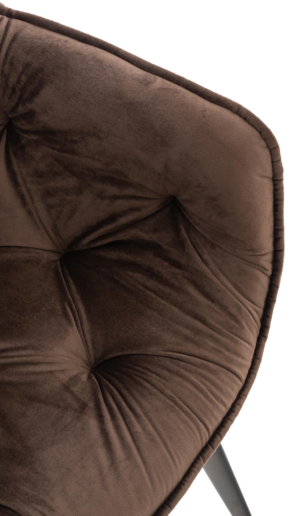 Lot de 2 chaises Tanna velours