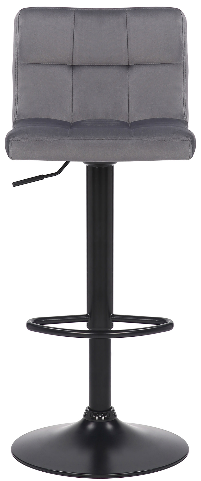 Lot de 2 Tabourets de bar Feni en velours