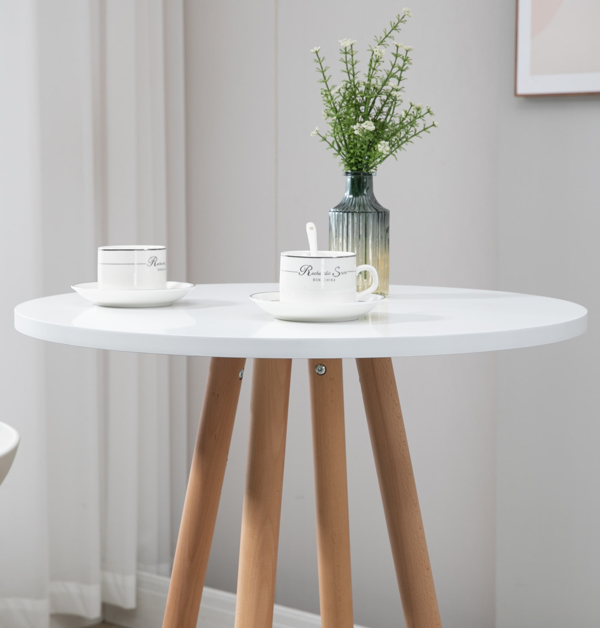 Table haute de bar Livia en Bois