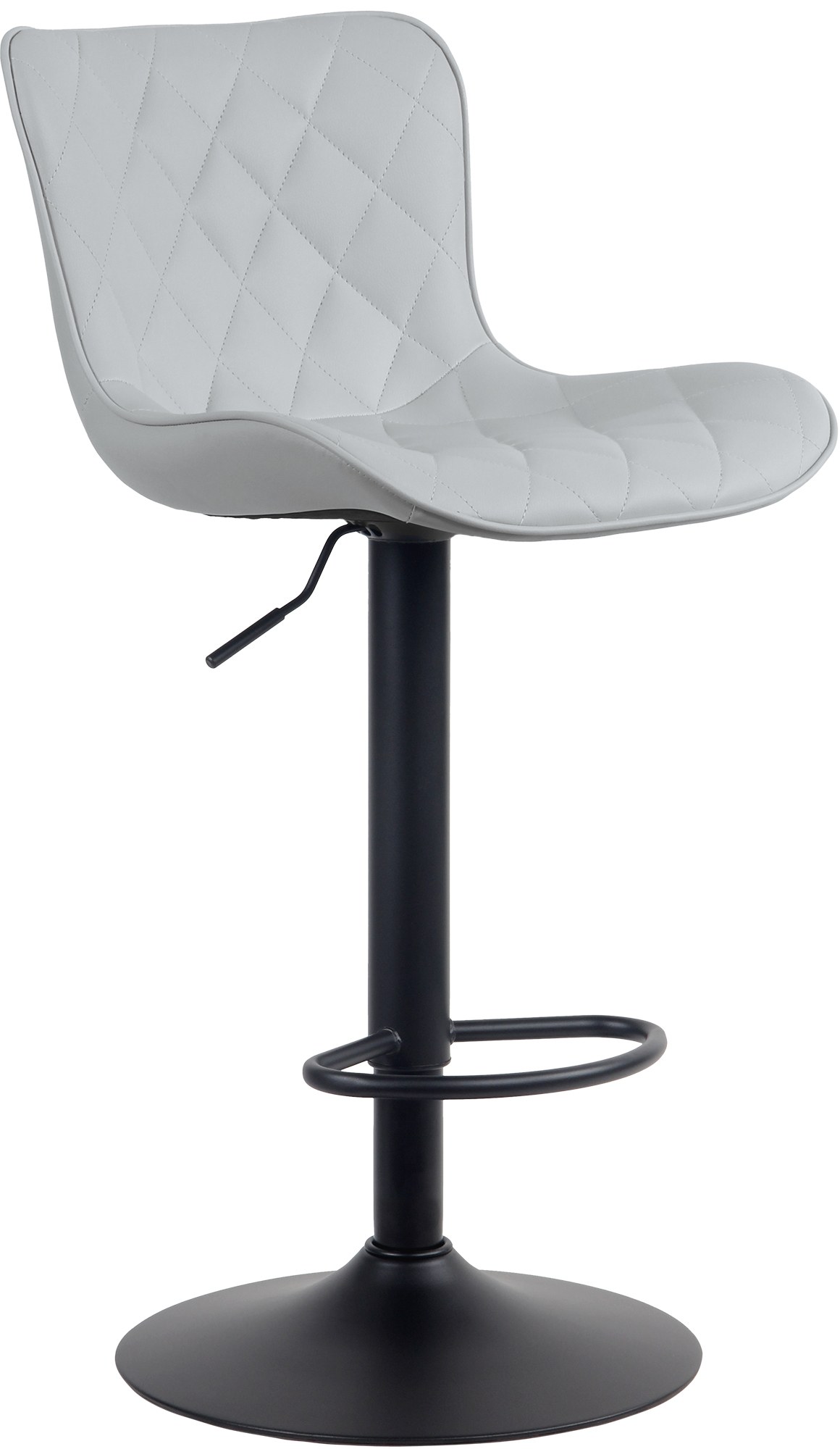Tabouret de bar Emma Pied en Métal Hauteur réglable Siège pivotant