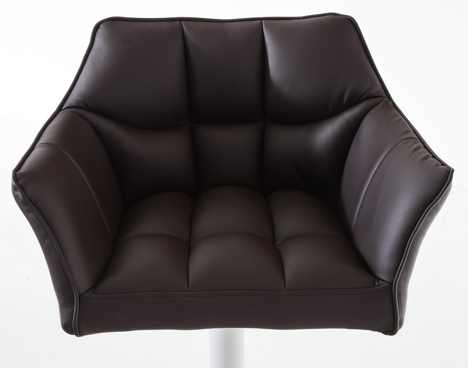 Lot de 2 tabourets de bar Damaso en similicuir