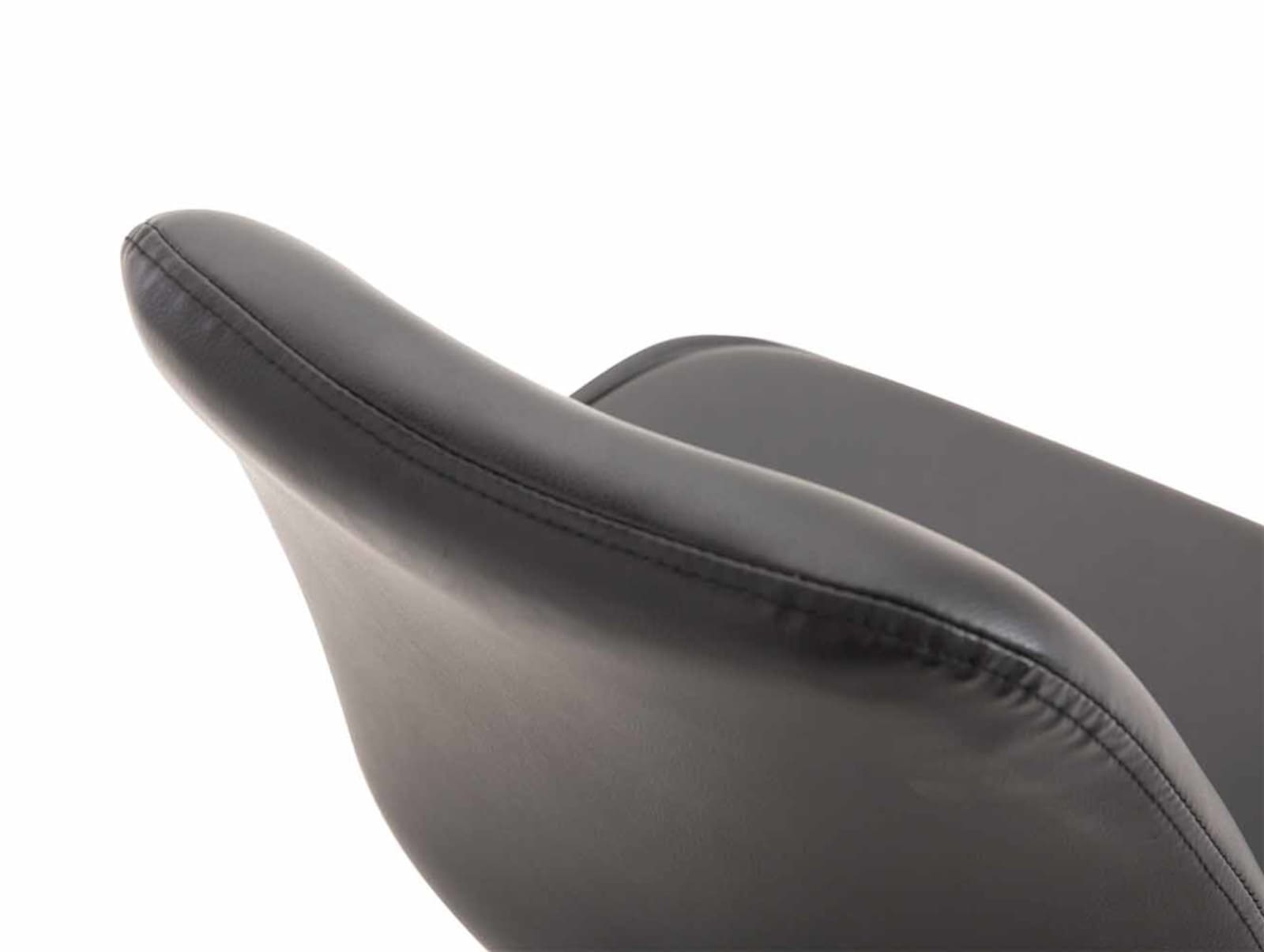 Lot de 4 Chaises de salle à manger Maverick similicuir avec pied trompette
