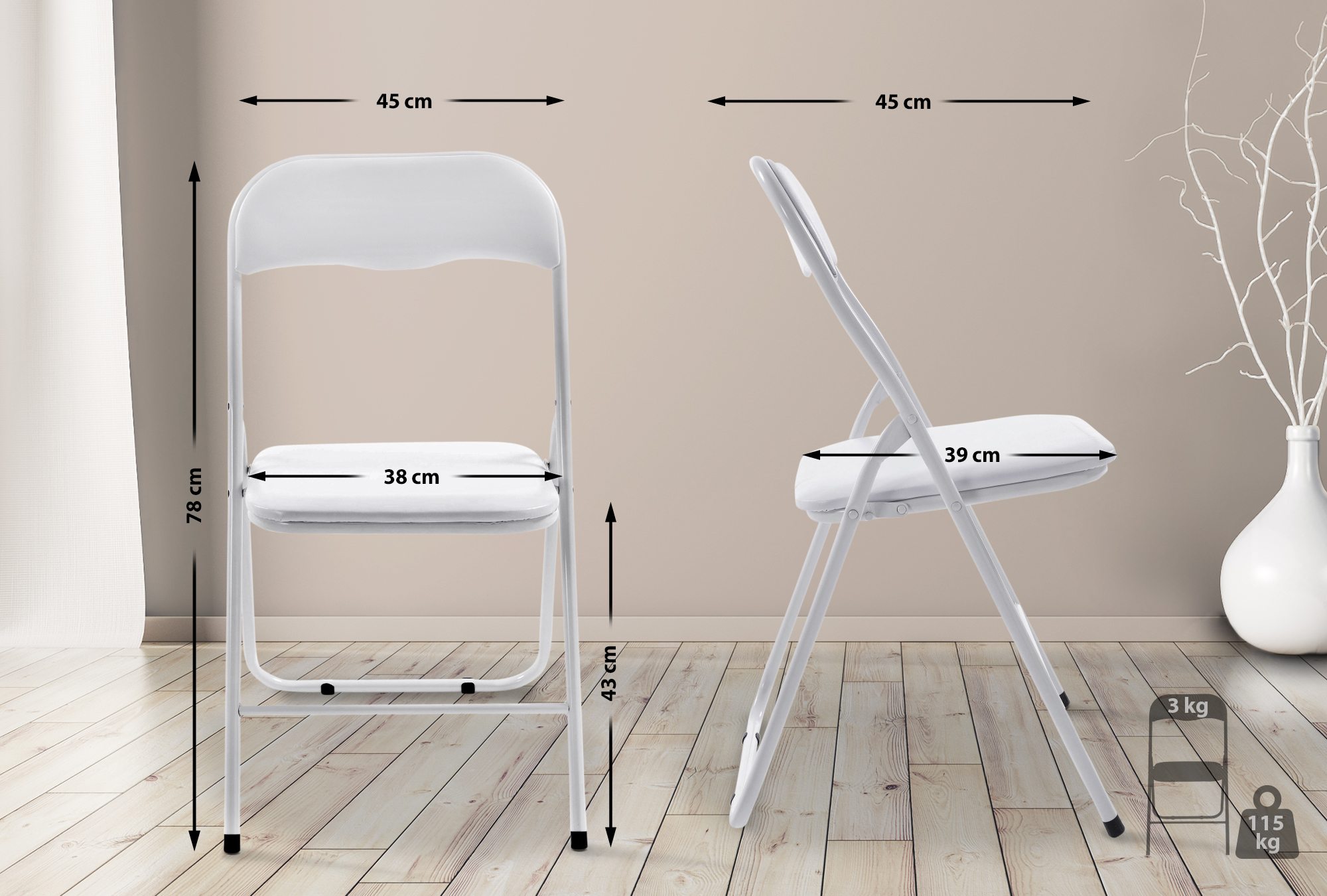 Chaise pliable Felix