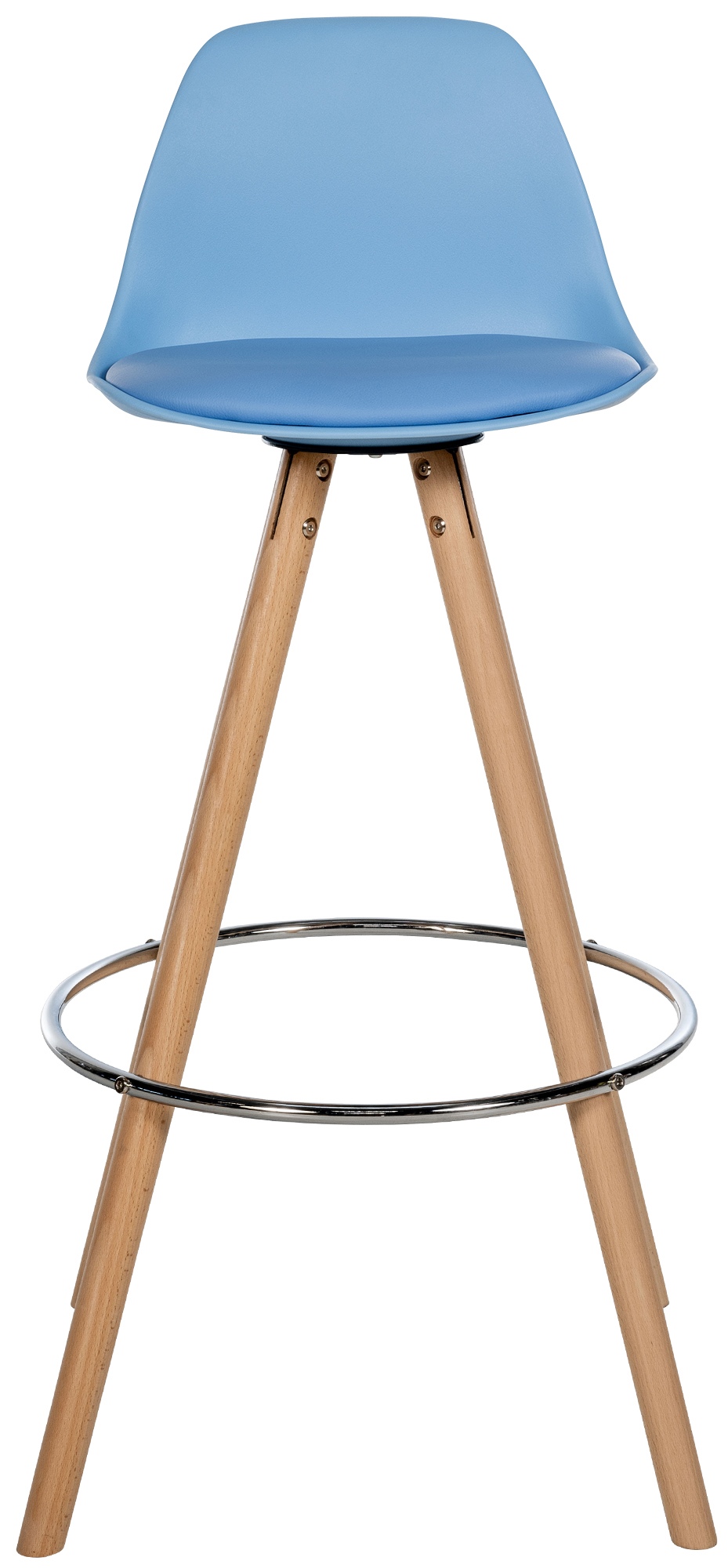 Tabouret de bar Corbin similicuir rond