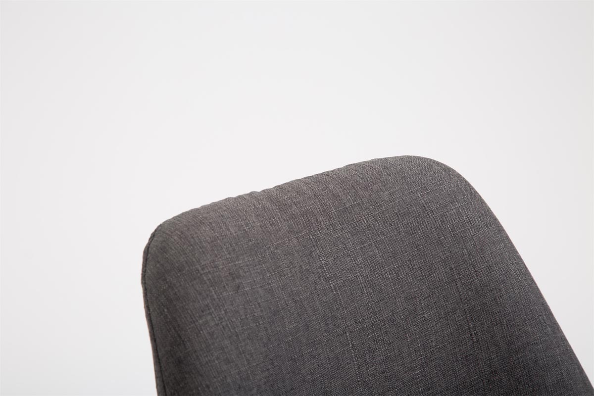 Tabouret de Metz tissu blanc