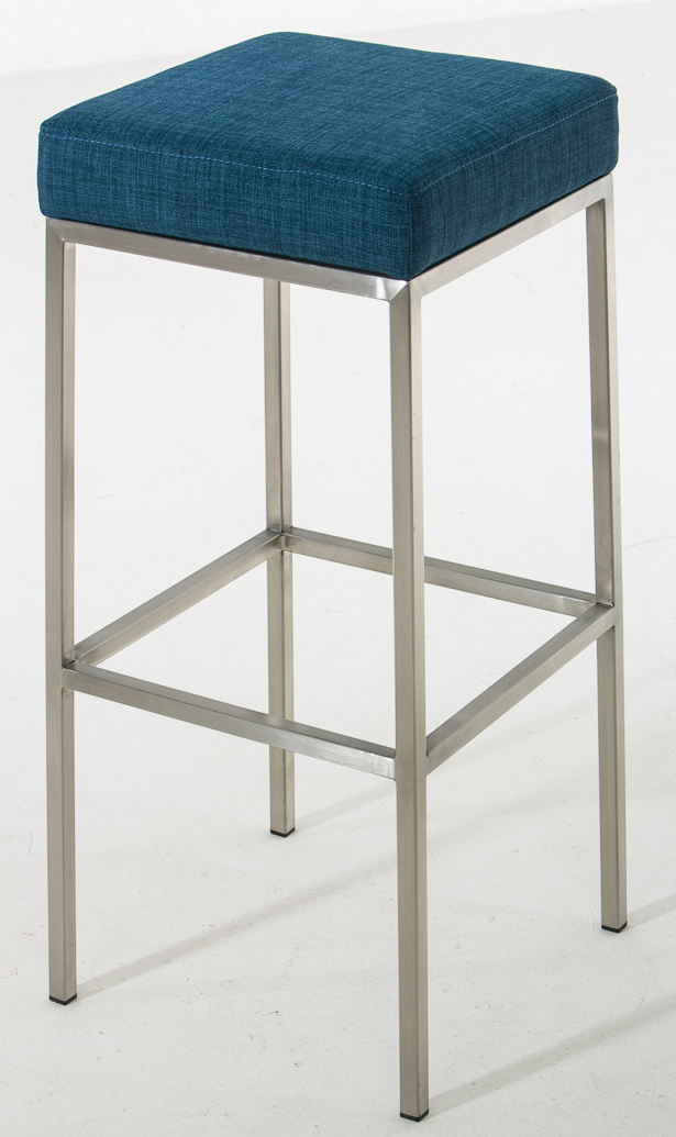 Lot de 2 tabourets de bar Montréal avec revêtement en tissu