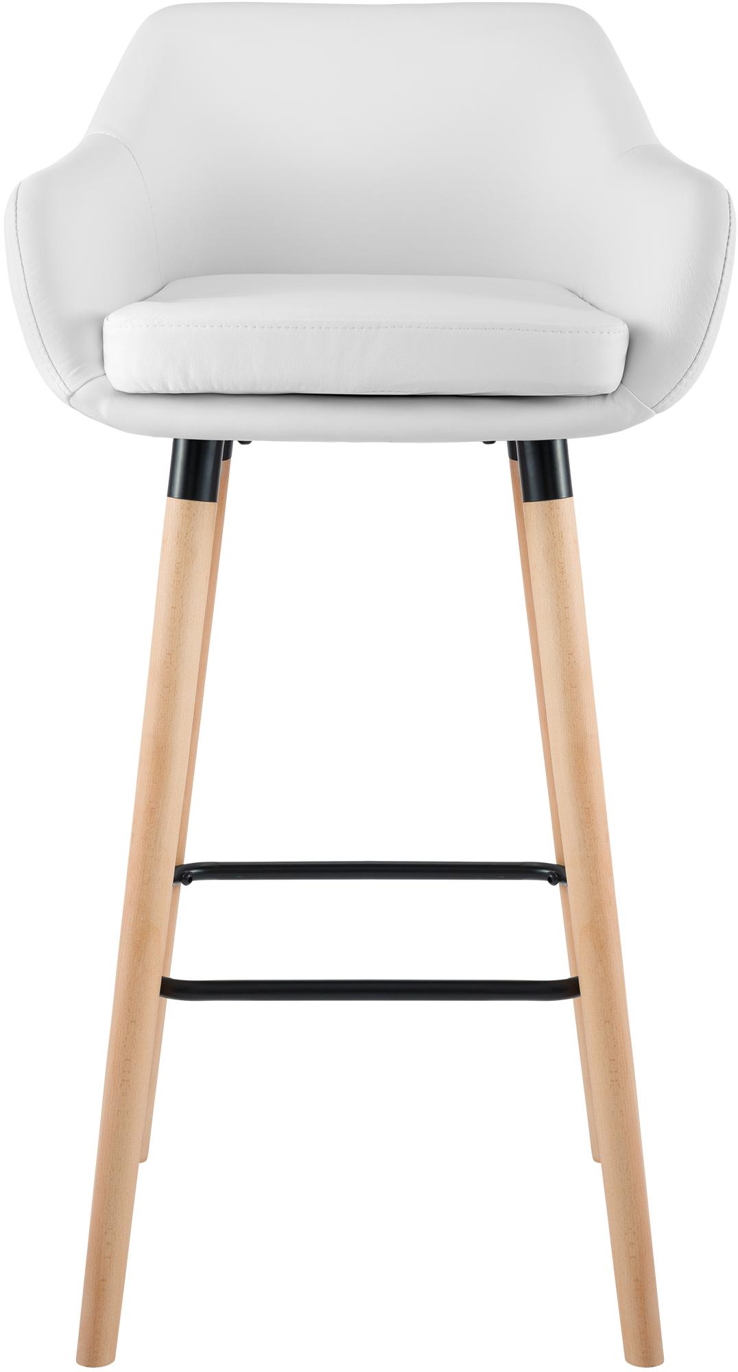 Ensemble de 2 tabourets de bar Grant en simili cuir