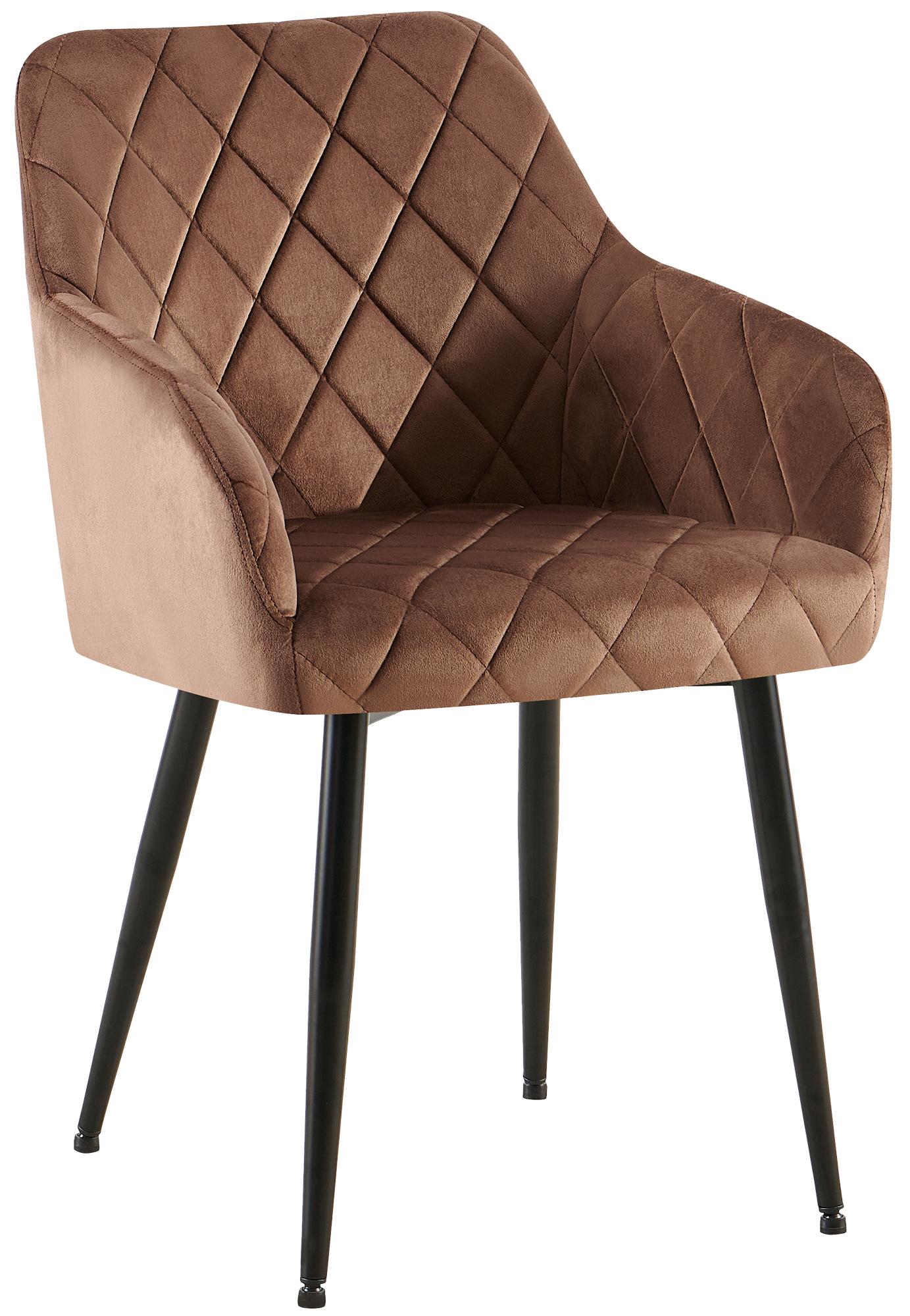Chaise de salle à manger Monett Velours