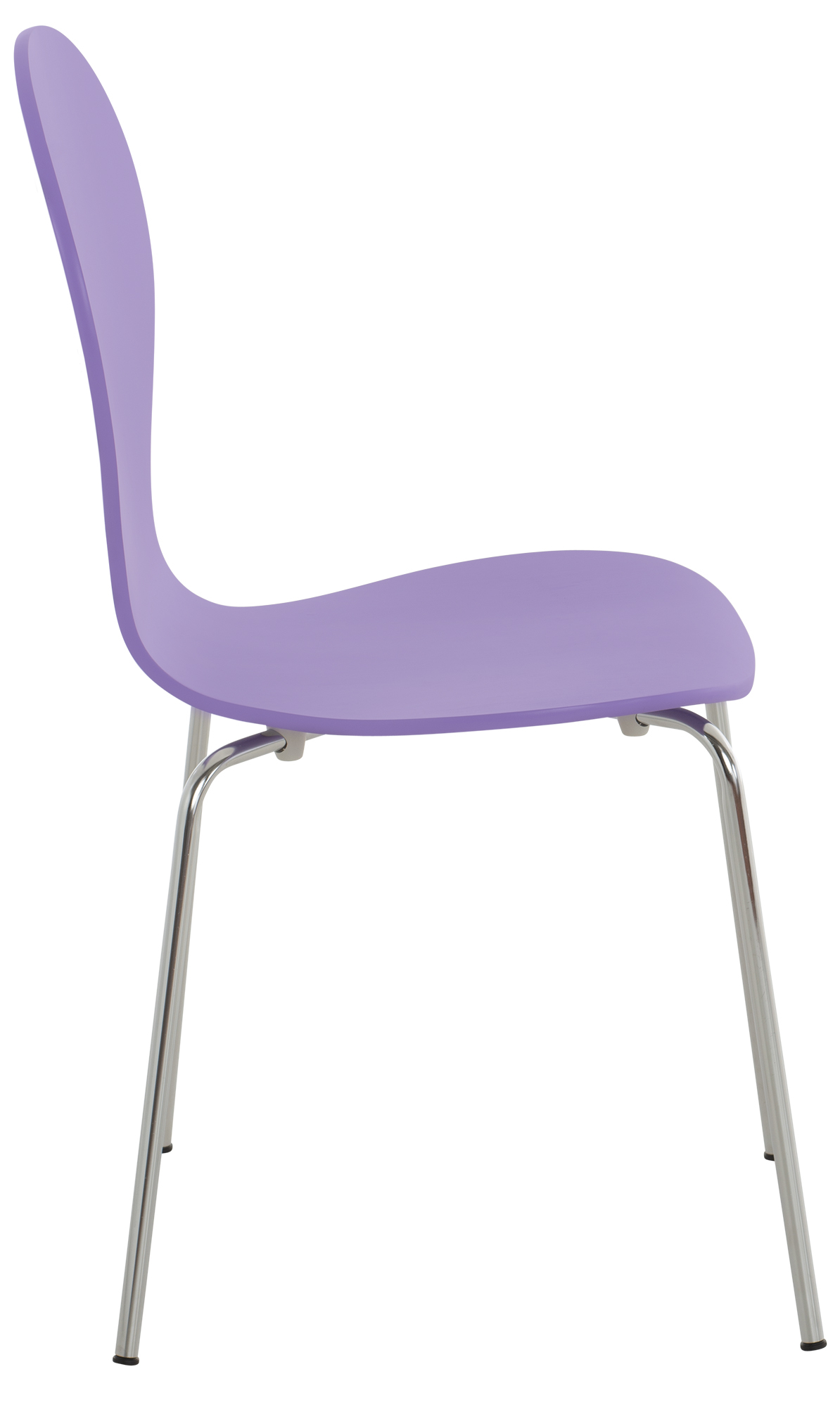 Lot de 4 chaises empilables en bois Diego