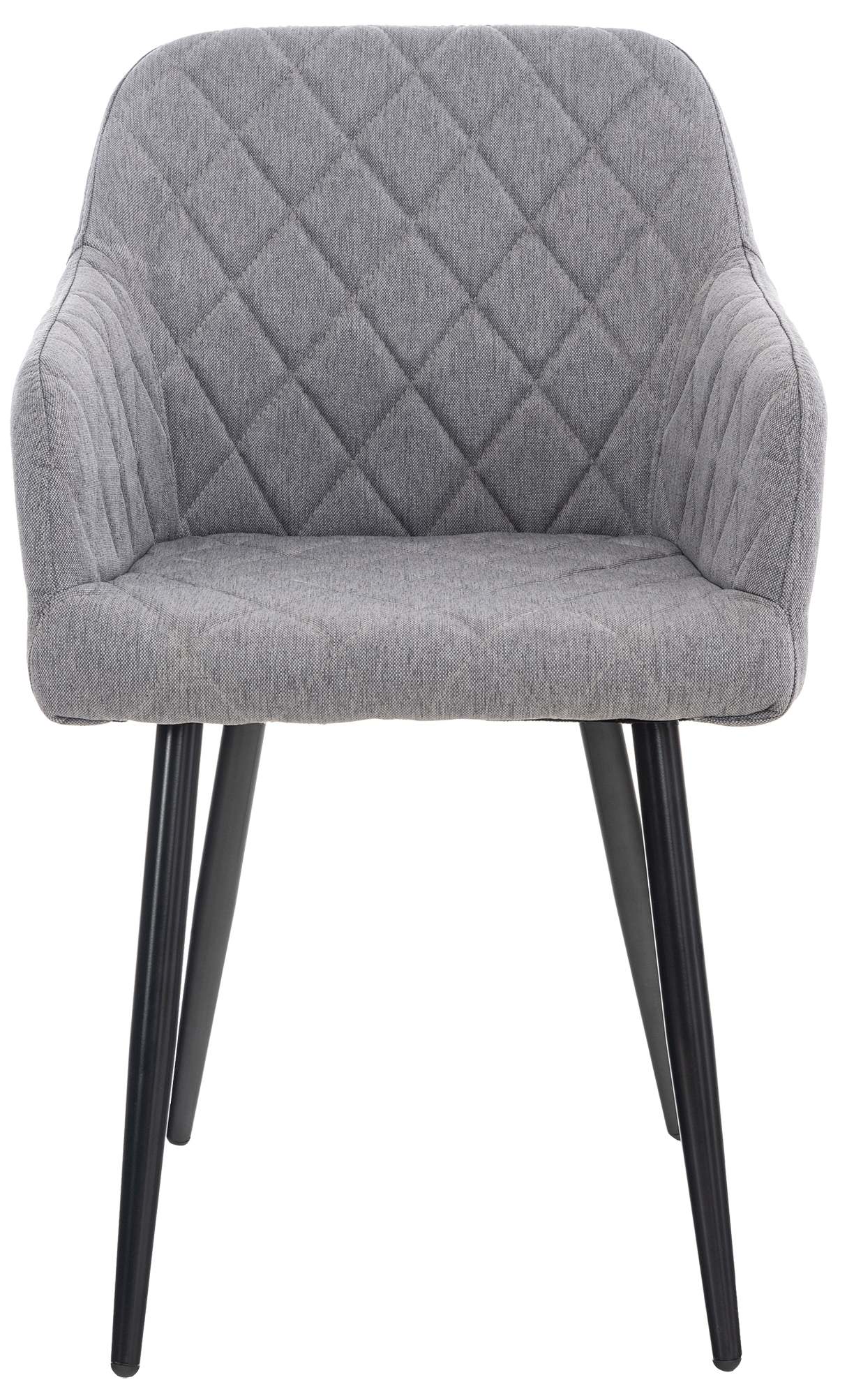 Chaise de salle à manger Shila avec Piètement en Métal noir