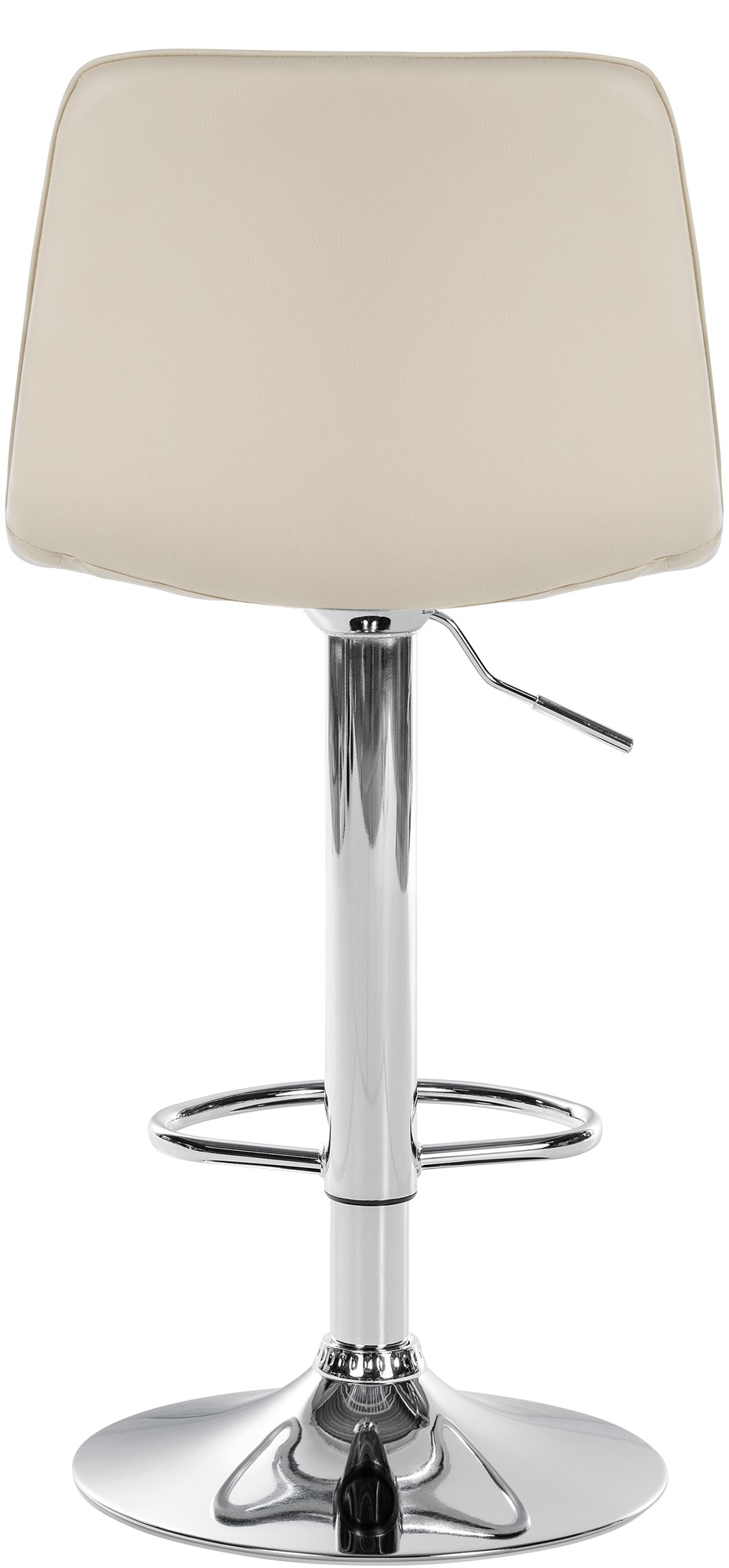 Tabouret de bar Lex en Similicuir Pied trompette en Métal