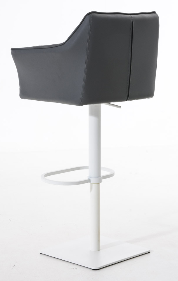 Lot de 2 tabourets de bar Damaso en similicuir