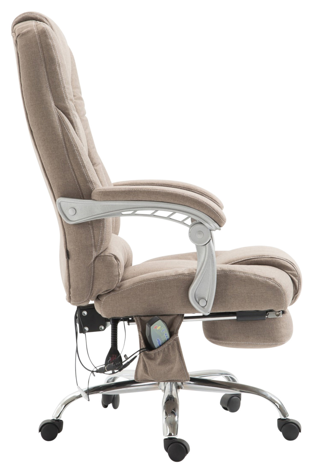 Fauteuil de bureau Pacific avec fonction massage tissu