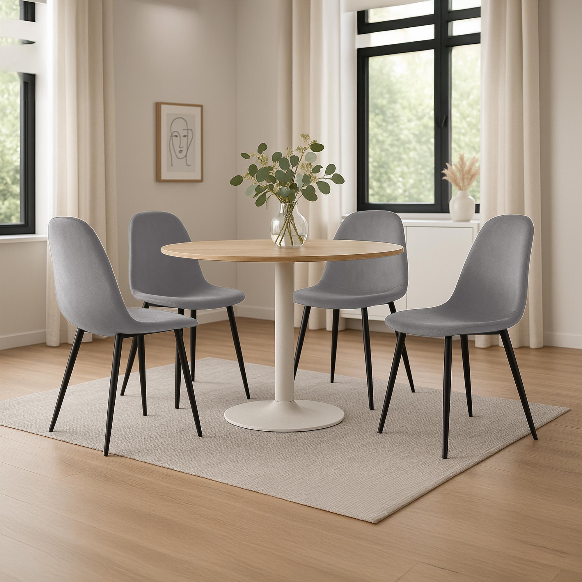 Set de 4 chaises de salle à manger Napier