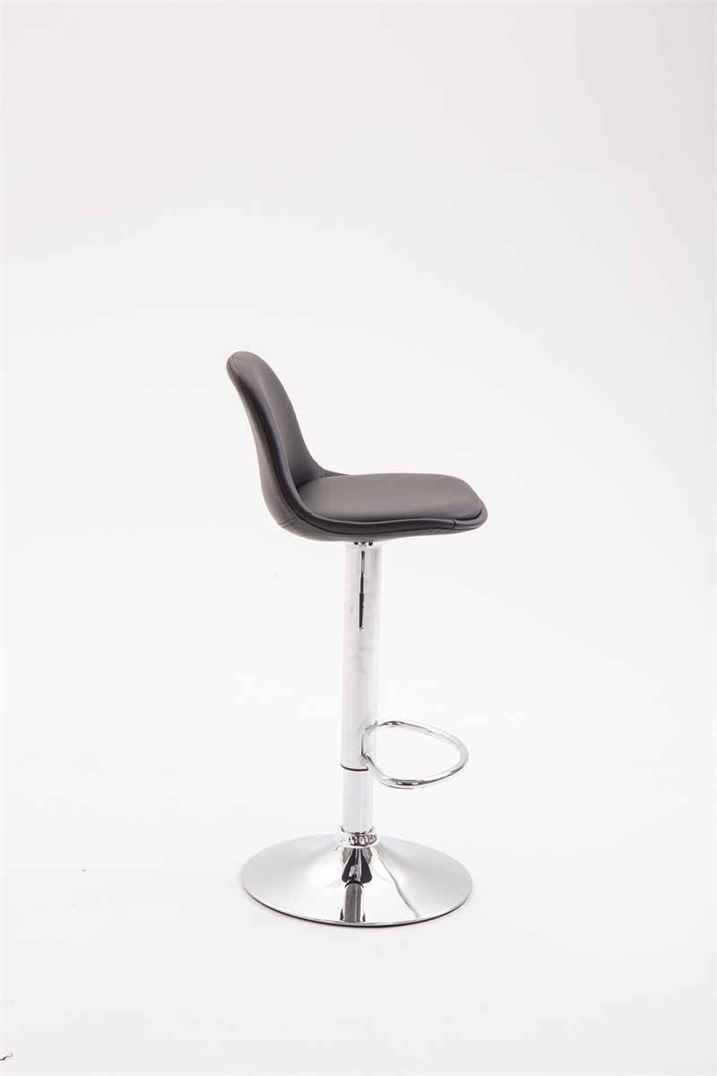Tabouret de bar  Kiel assise et dossier rembourrés similicuir