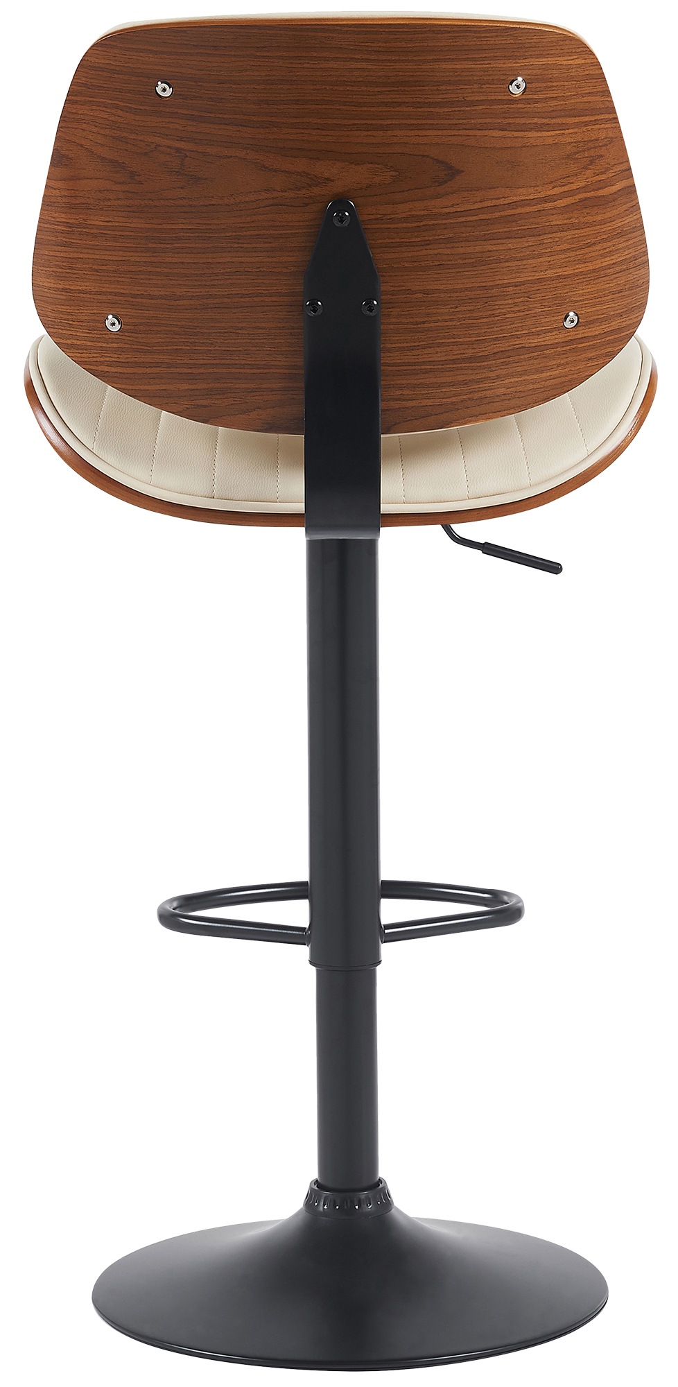 Lot de 2 tabourets de bar Clawson en similicuir