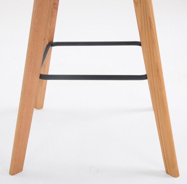 Lot de 2 tabourets de bar Metz en similicuir