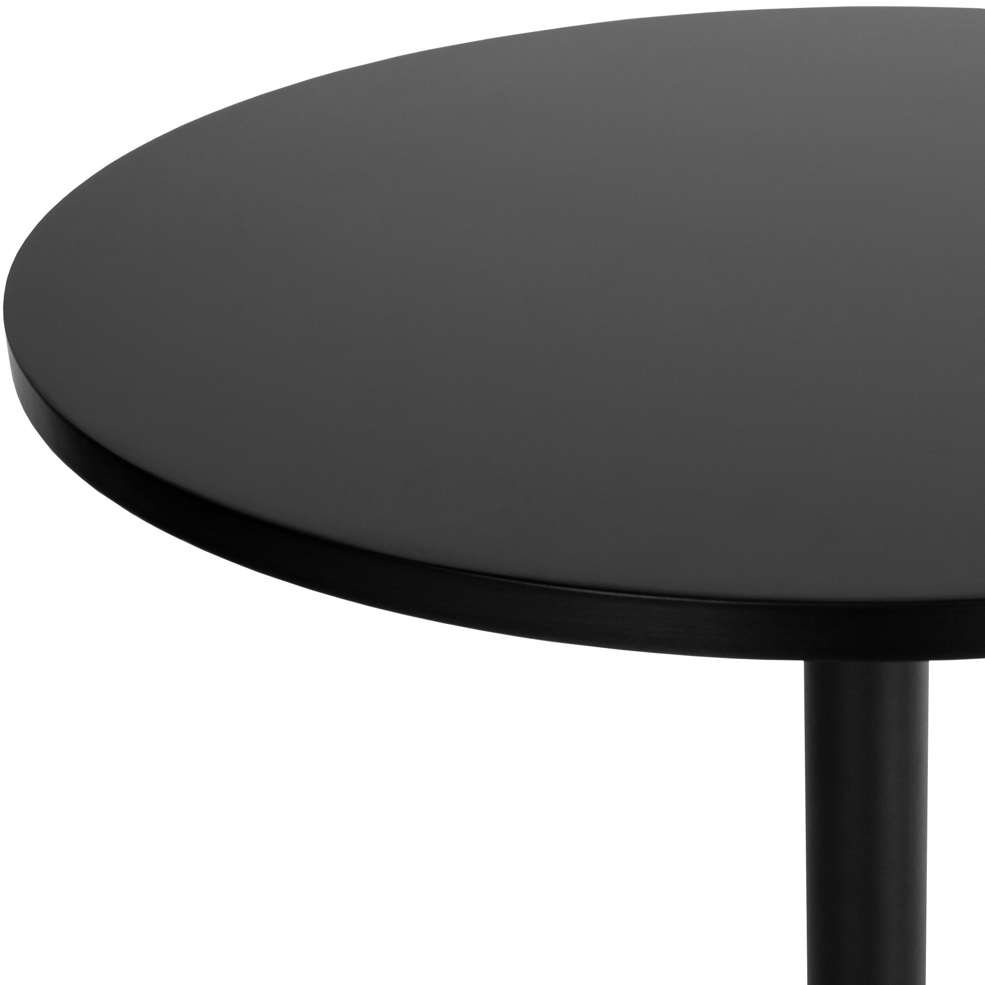 Ensemble table haute Navo avec 2 tabourets de bar en similicuir