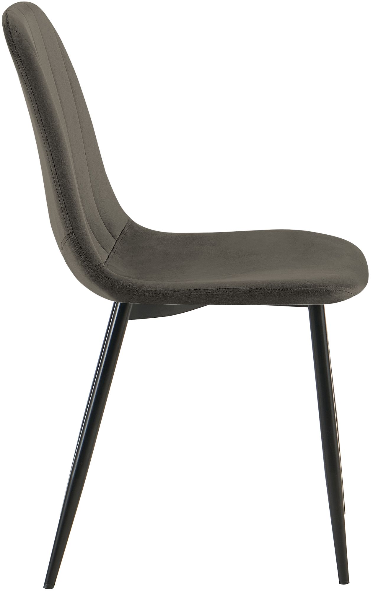 Lot de 4 chaises de salle a manger Baxter en velours