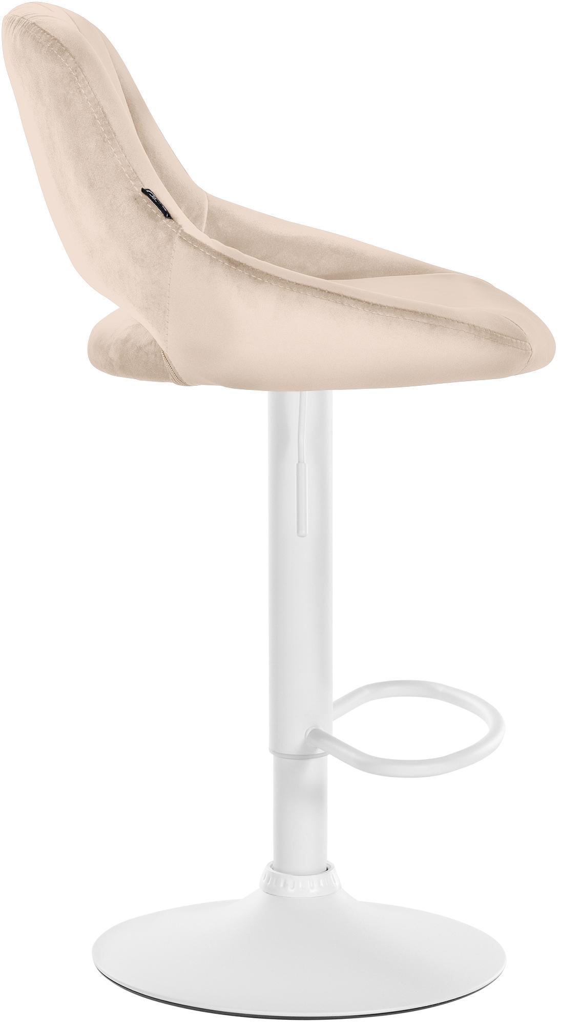 Lot de 2 tabourets de bar Milet en velours