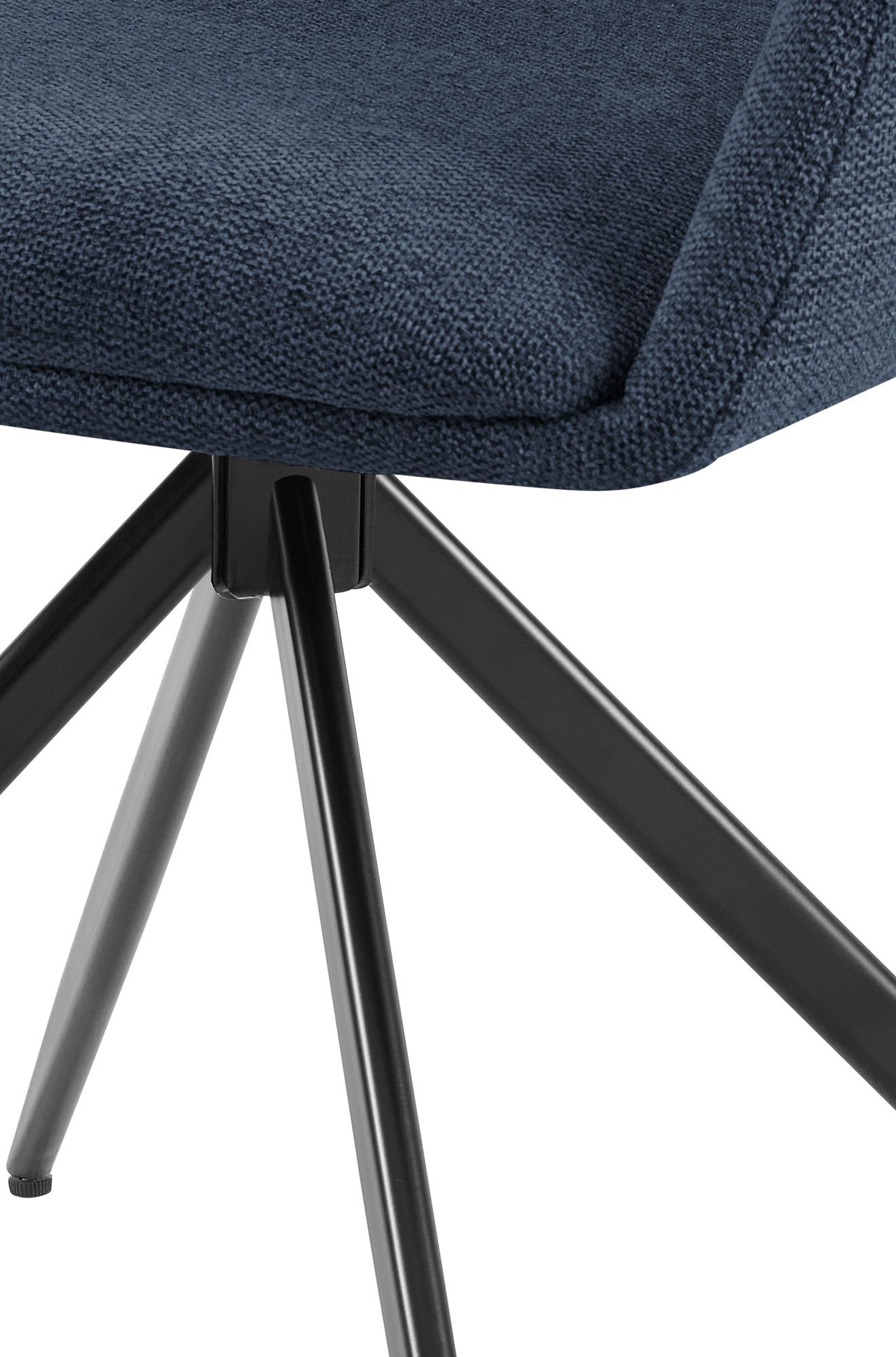 Chaise de salle a manger Olema en tissu