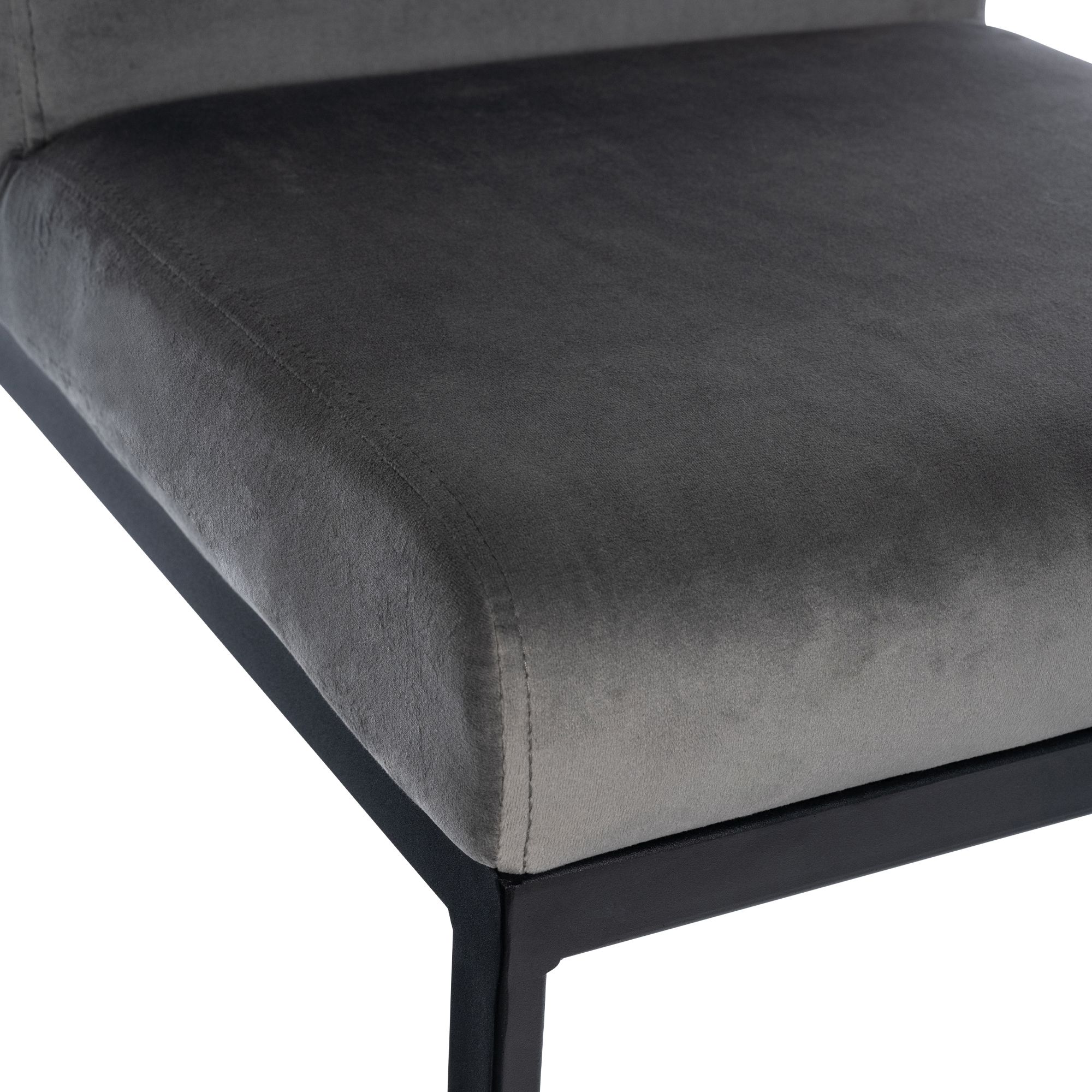 Tabouret de bar Hopewell velours