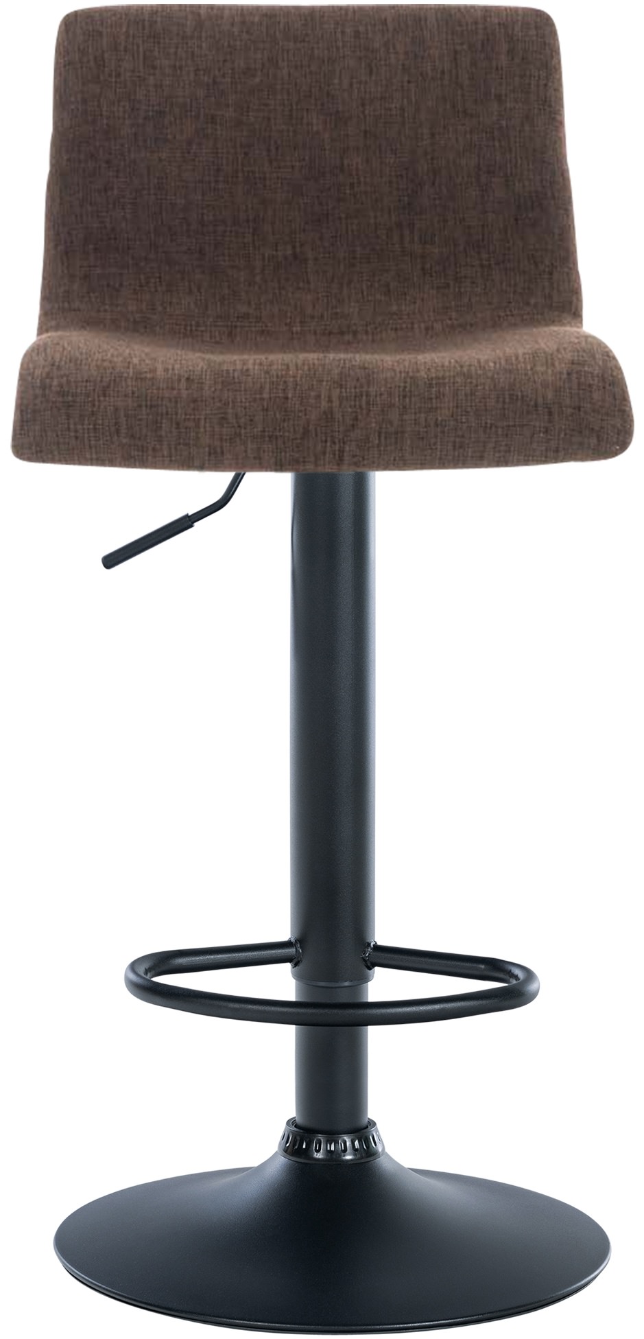 Tabouret de bar Hover Assise en Tissu Piètement Métal chromé